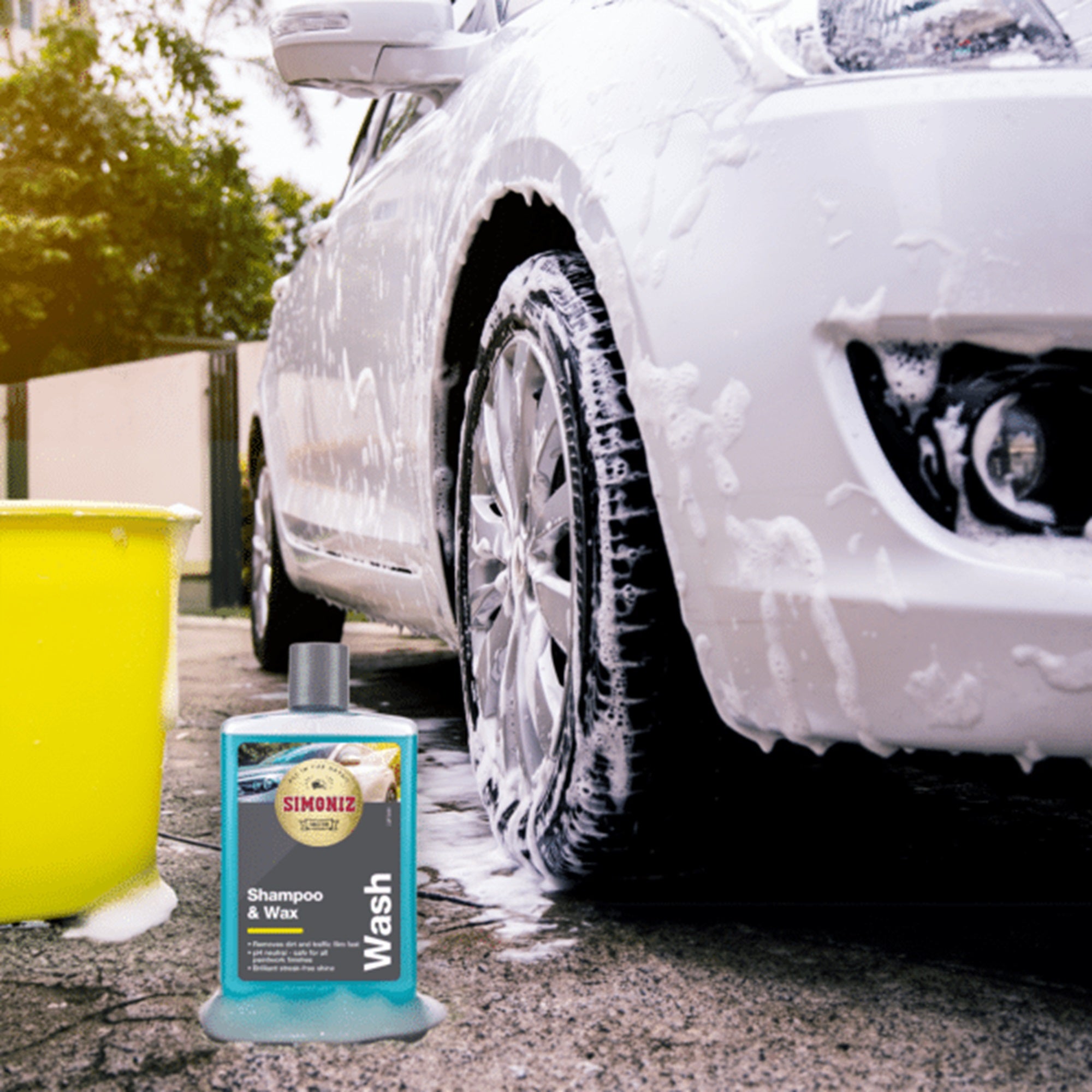 Simoniz 2 in 1 Car Shampoo & Wax 475ml