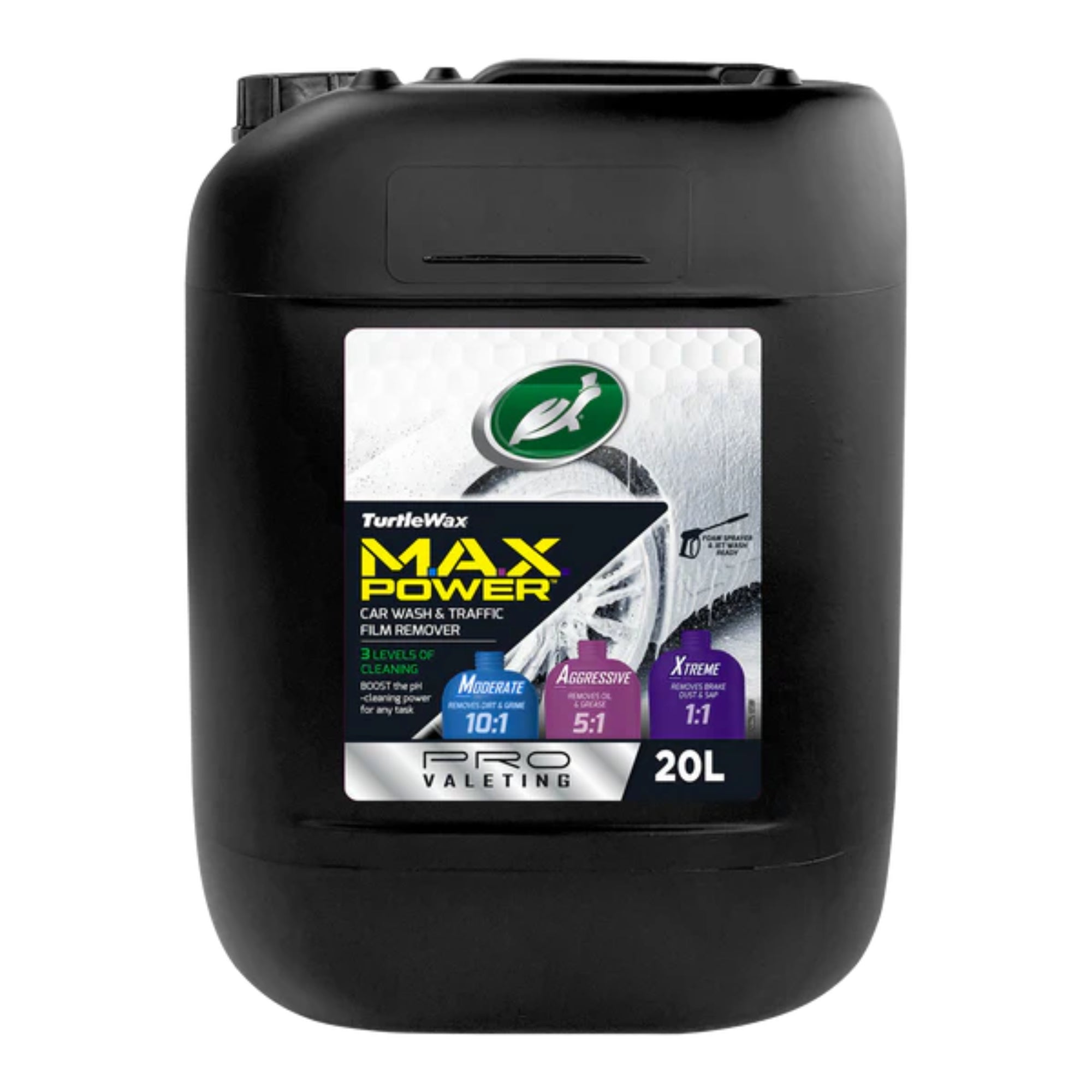 Turtle Wax Max Power Car Wash & Traffic Film Remover 20L