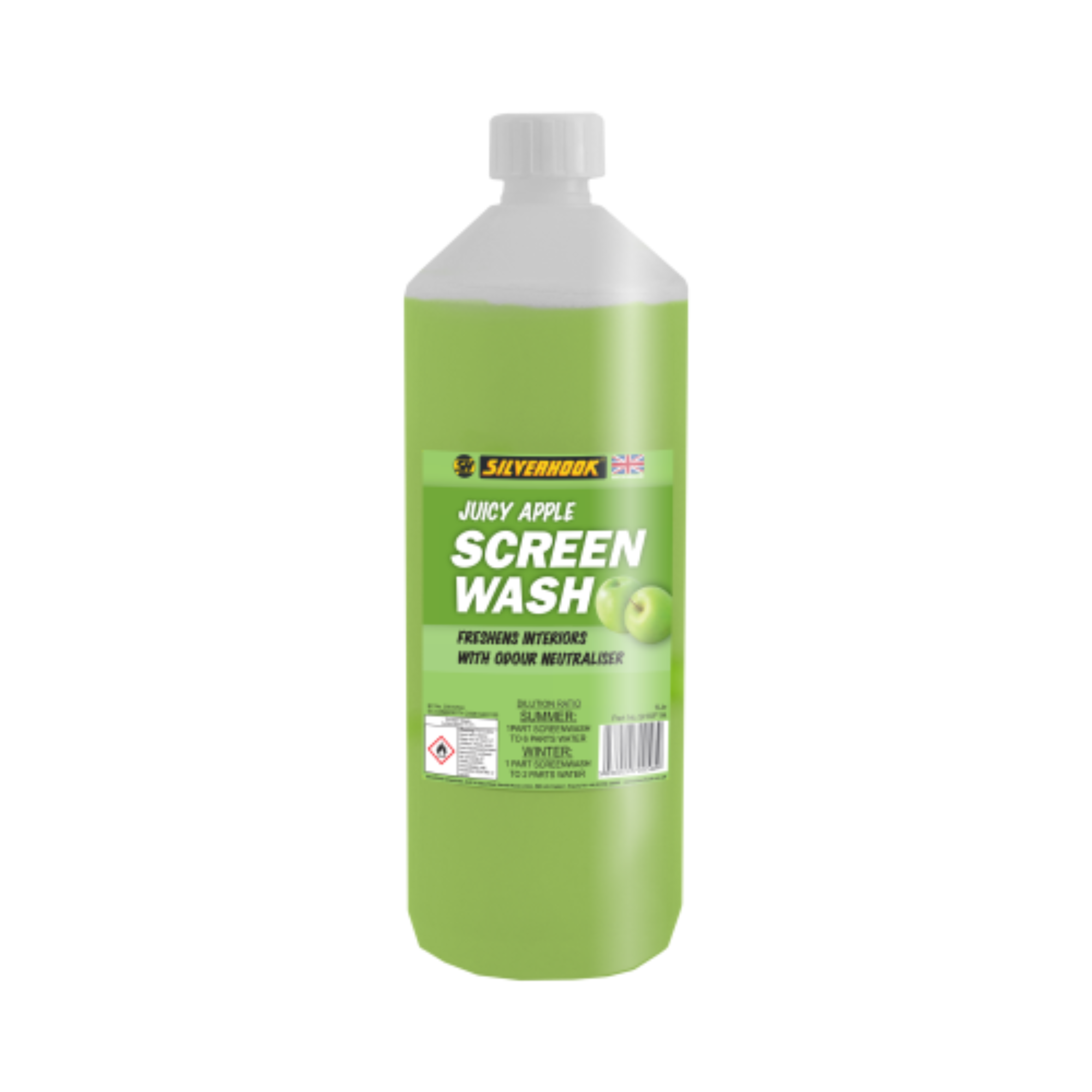 Silverhook Screen Wash Apple Scented 1 Litre