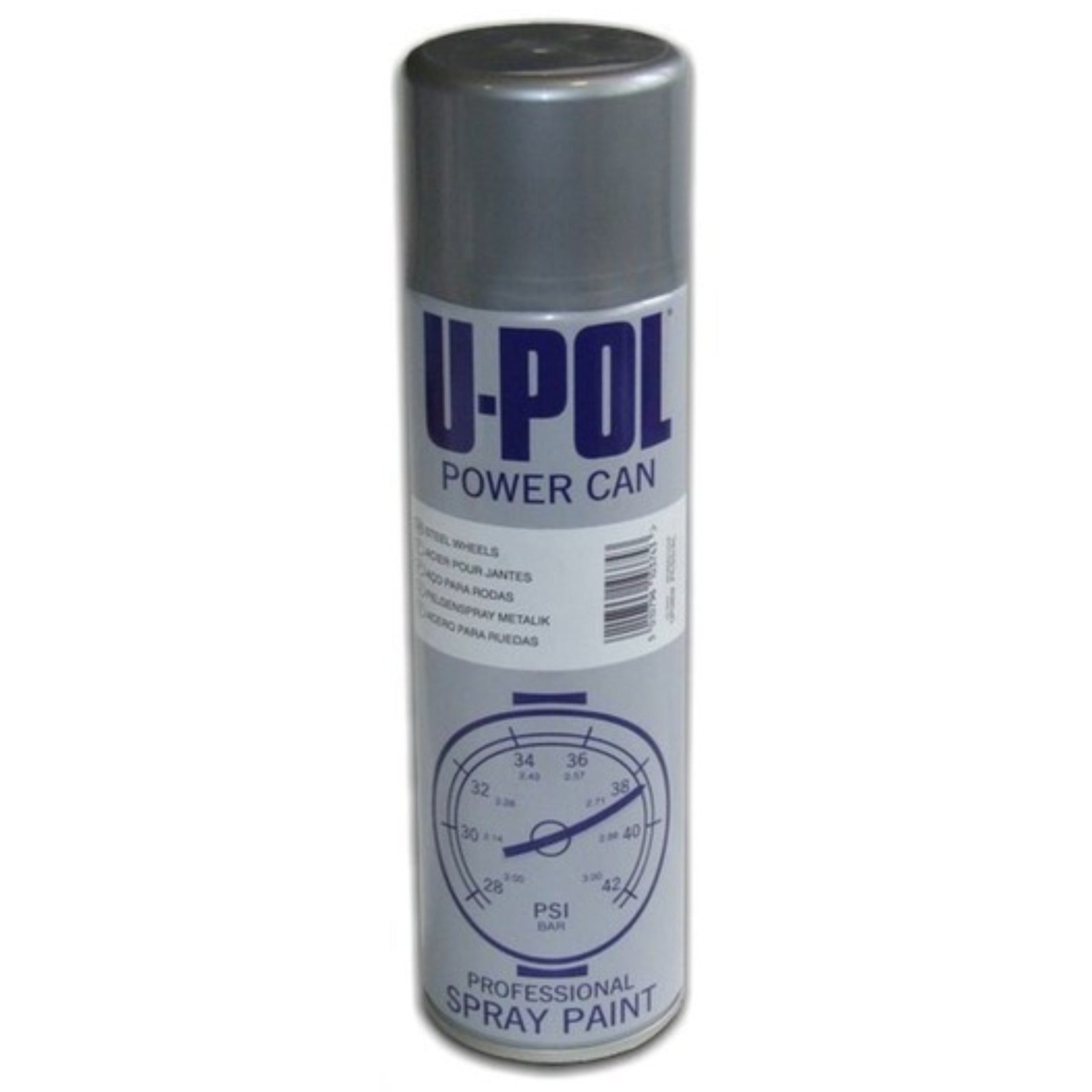 U-POL Powercan Wheel Paint - 500ml Steel Silver