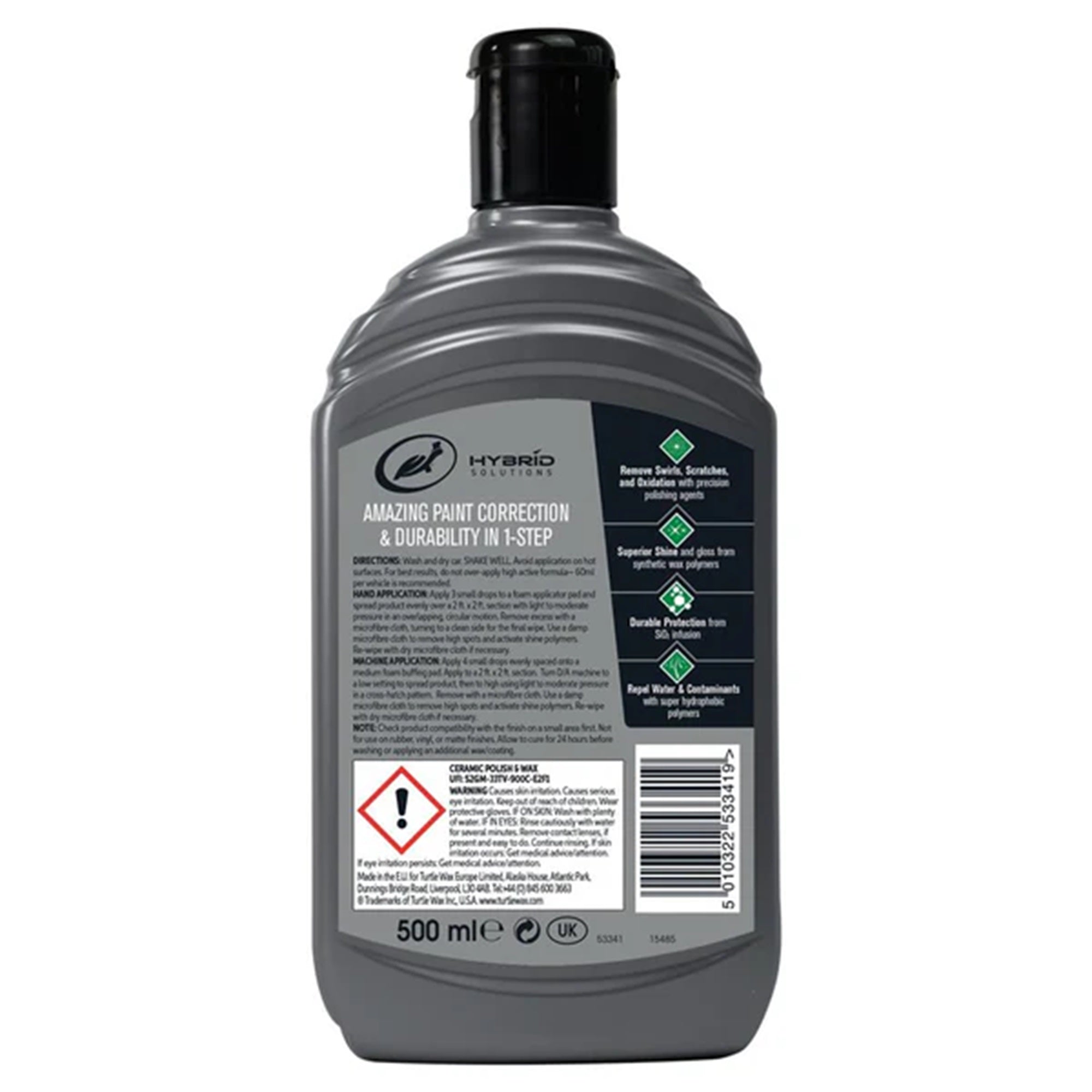 Turtle Wax Ceramic Polish & Wax 500ml