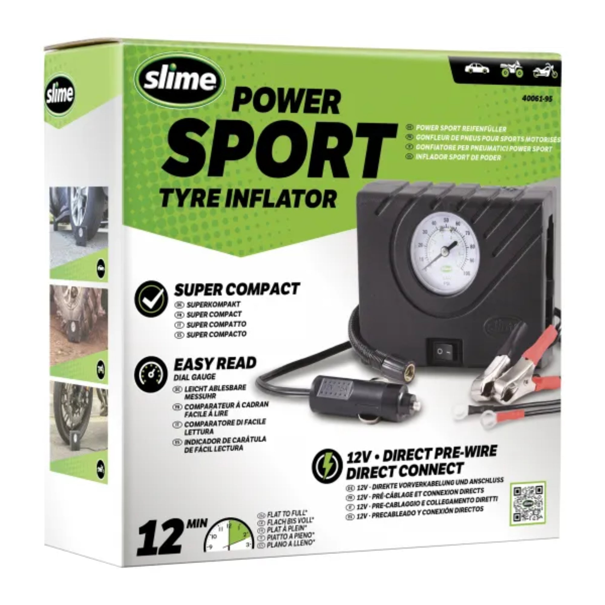 Slime Power Sport Tyre Inflator