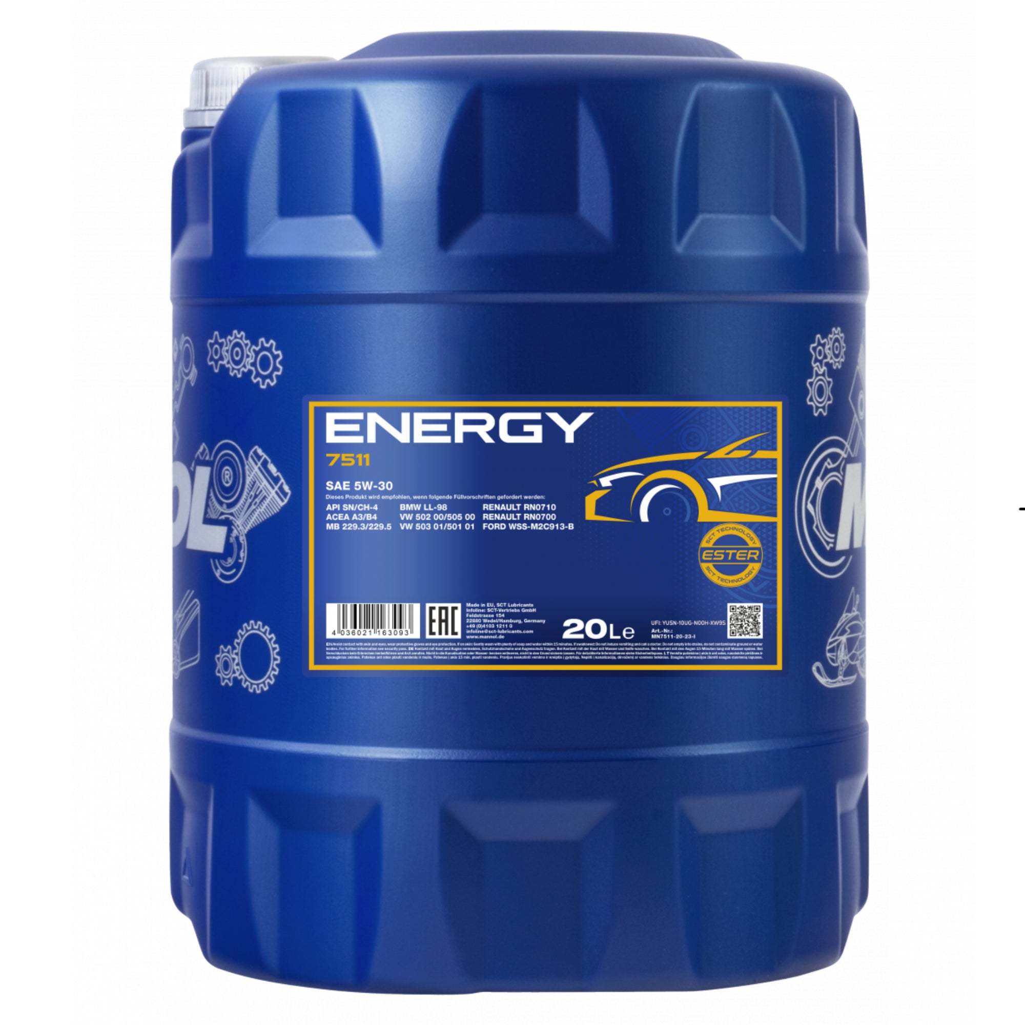 MANNOL Energy 5W-30 7511 20 Litres