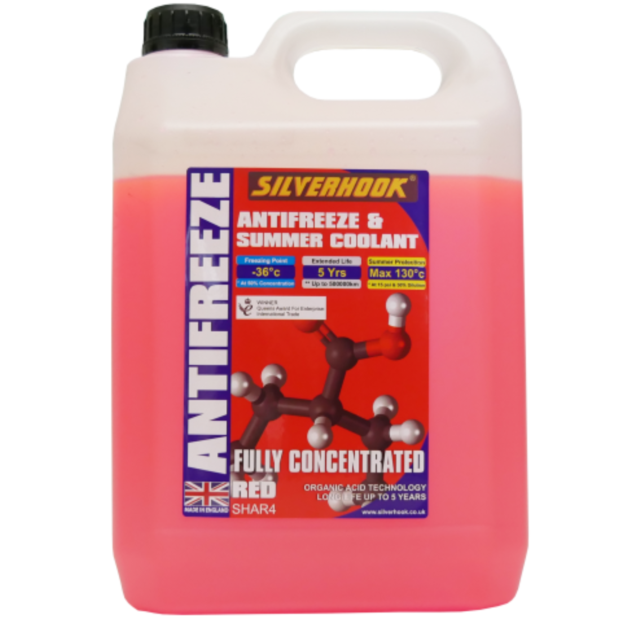 SILVERHOOK ANTIFREEZE RED FULLY-CON 4.54L