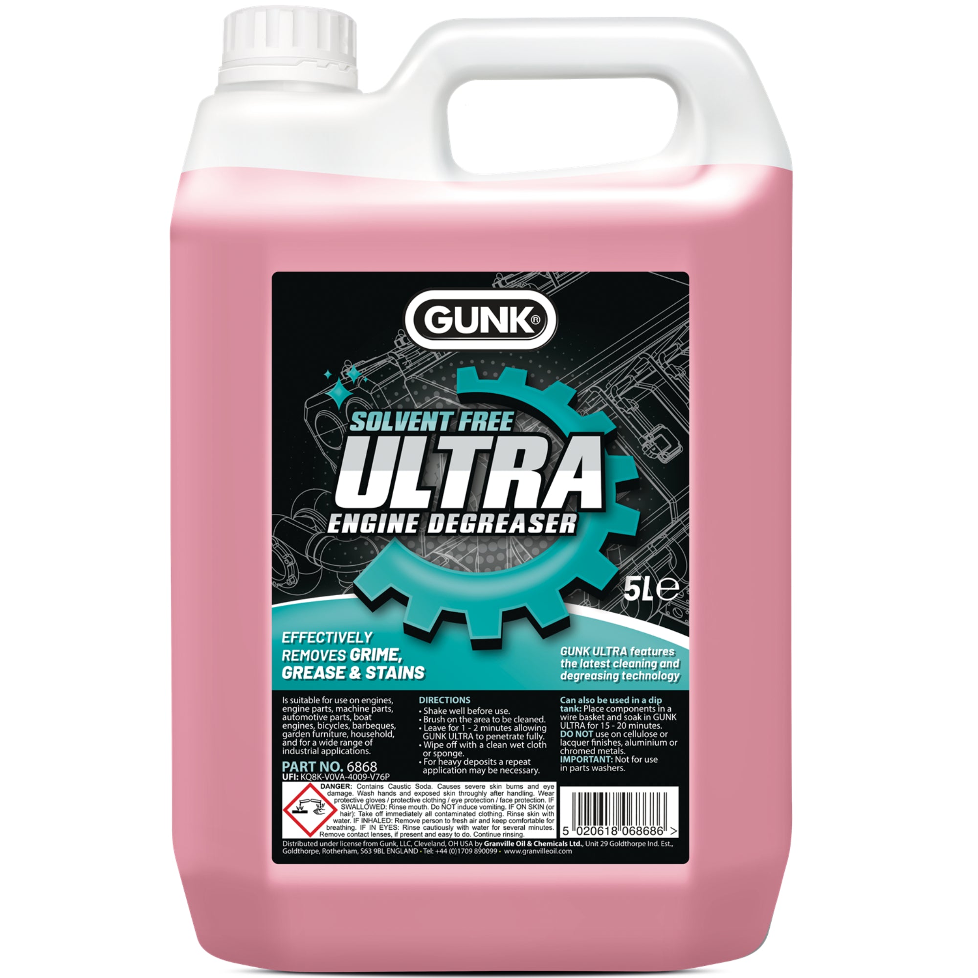 Gunk Ultra Engine Degreasant 5 Litre