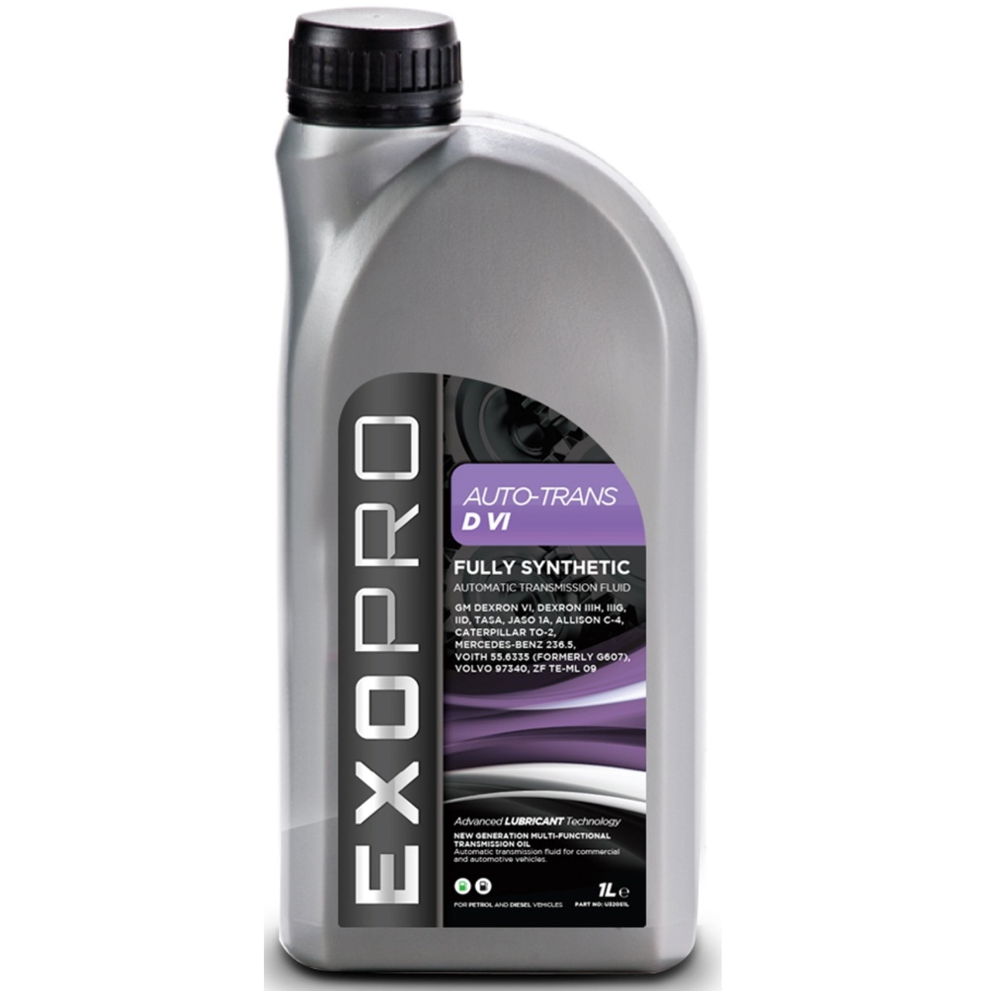 EXOPRO Fully Synthetic Automatic Transmission Fluid D VI 1 Litre