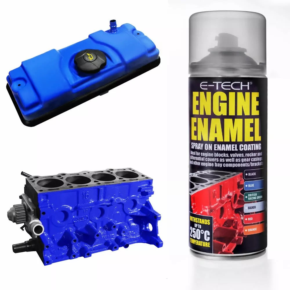 E-Tech Blue Engine Enamel - Spray On - 400ml