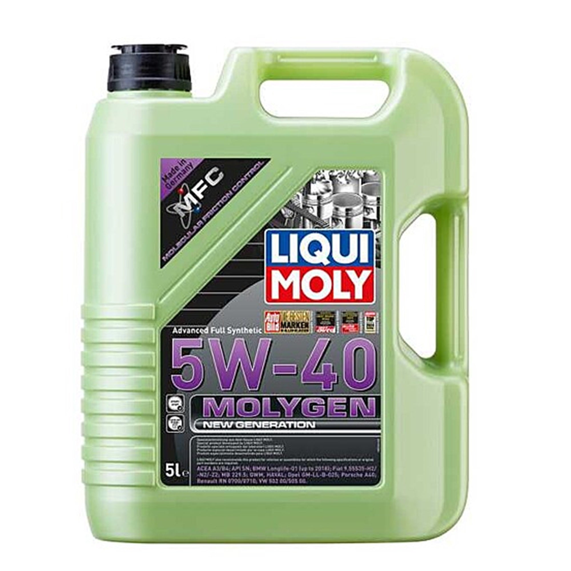 MOLYGEN NEW GENERATION 5W-40 5LTR