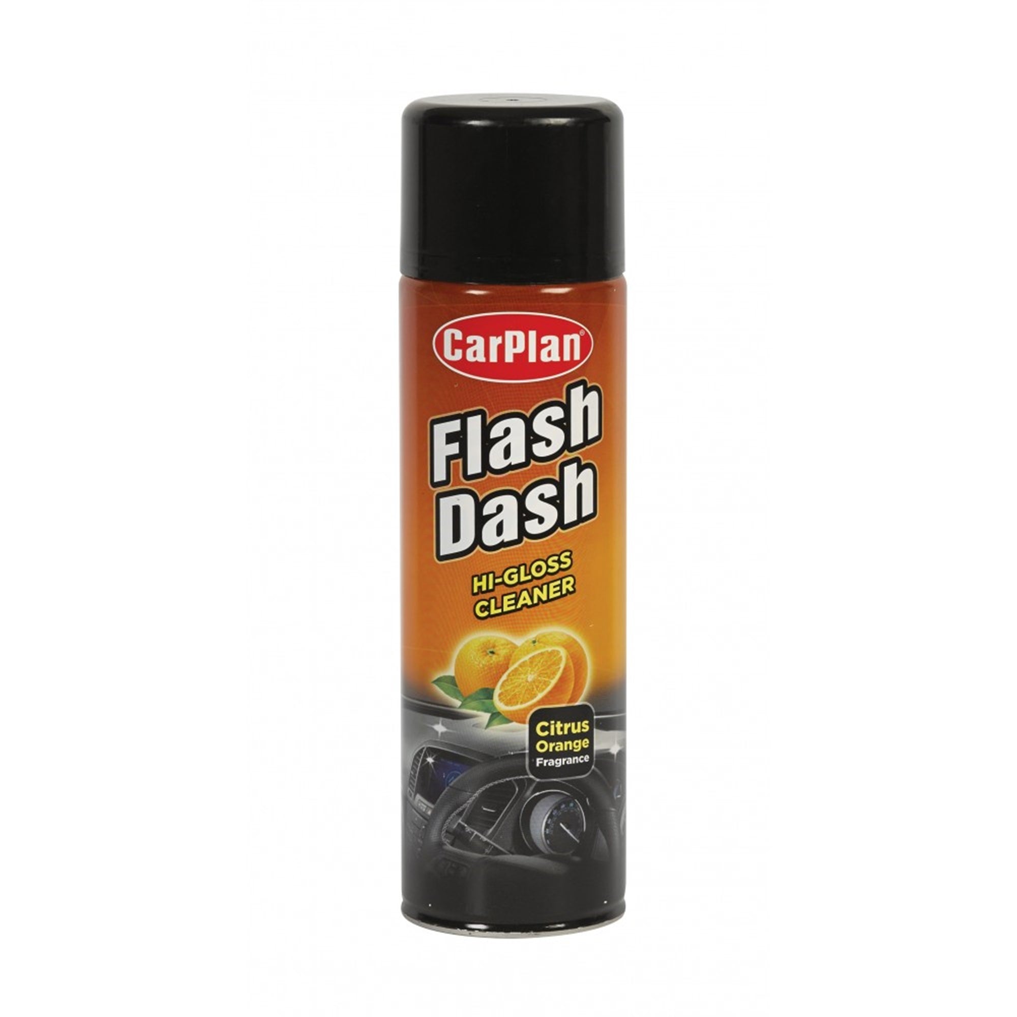 CarPlan Dash Valet Hi-Gloss Shine Citrus Orange 500ml