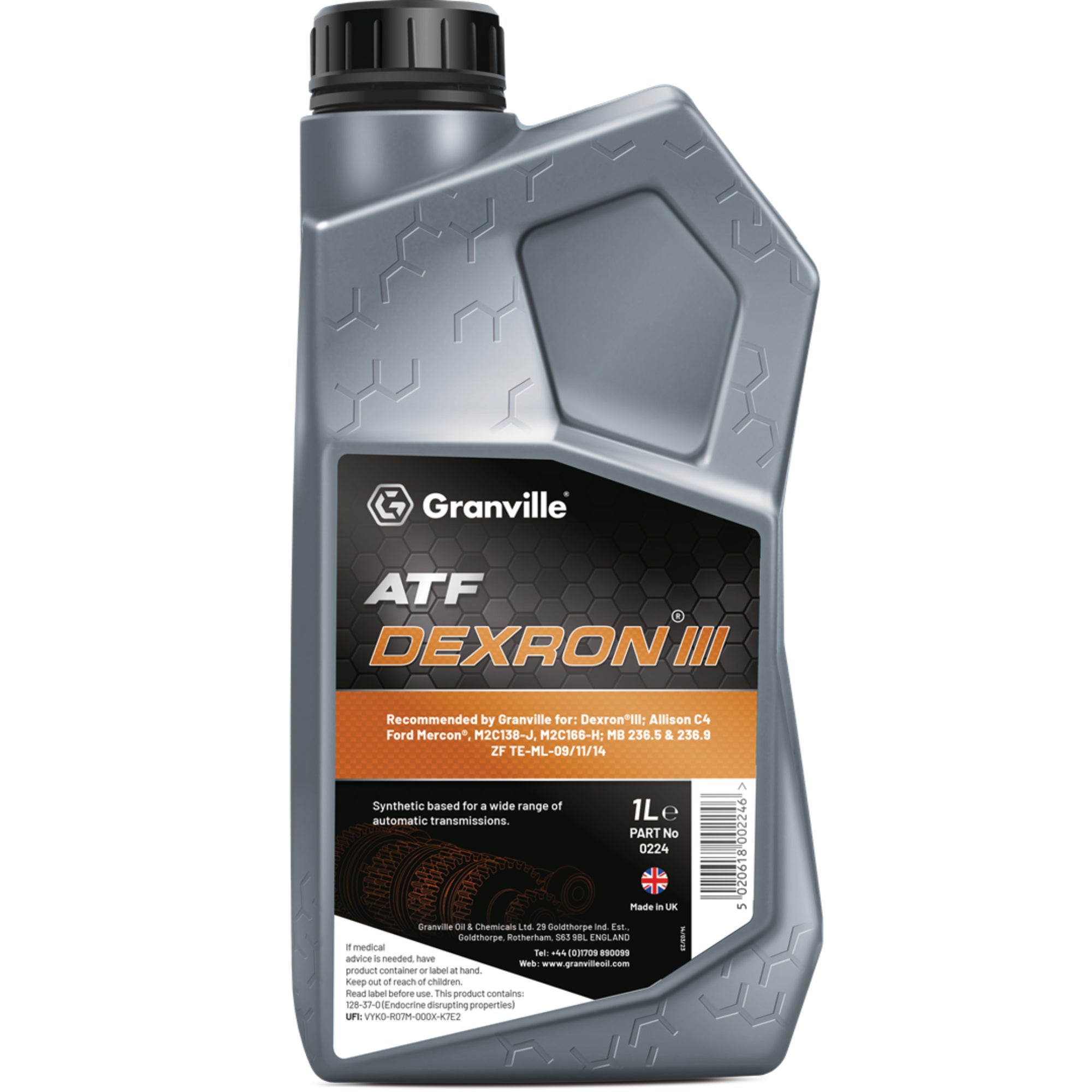 Granville Synthetic ATF Dexron III ( 3 ) Automatic Transmission Fluid 1 Litre