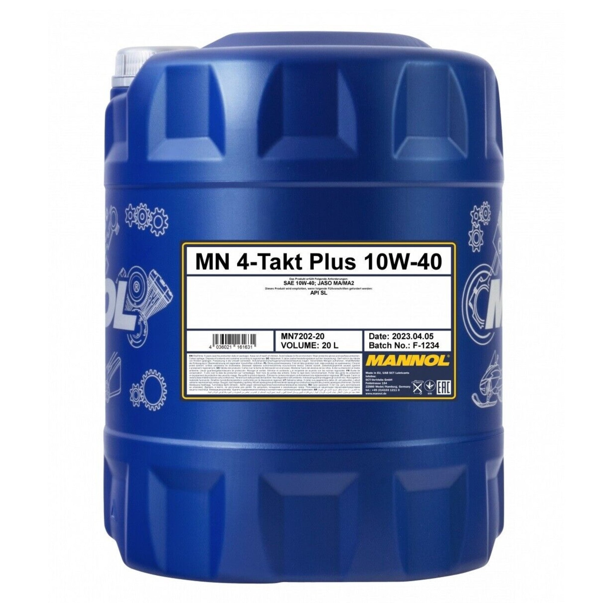 MANNOL 4-Takt Plus 10W-40 7202 20 Litres