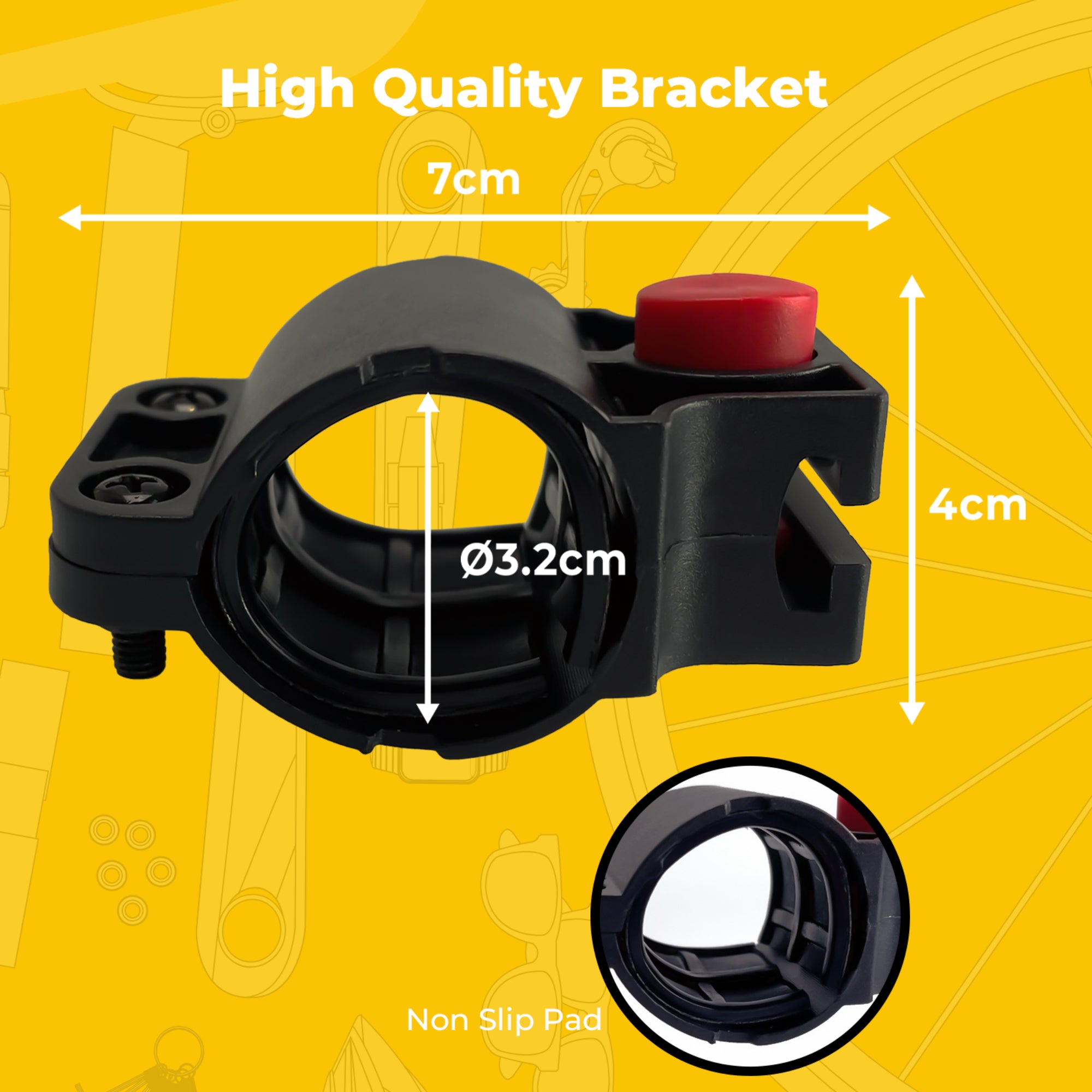 Simply Cycling U Lock With Cable With Bracket