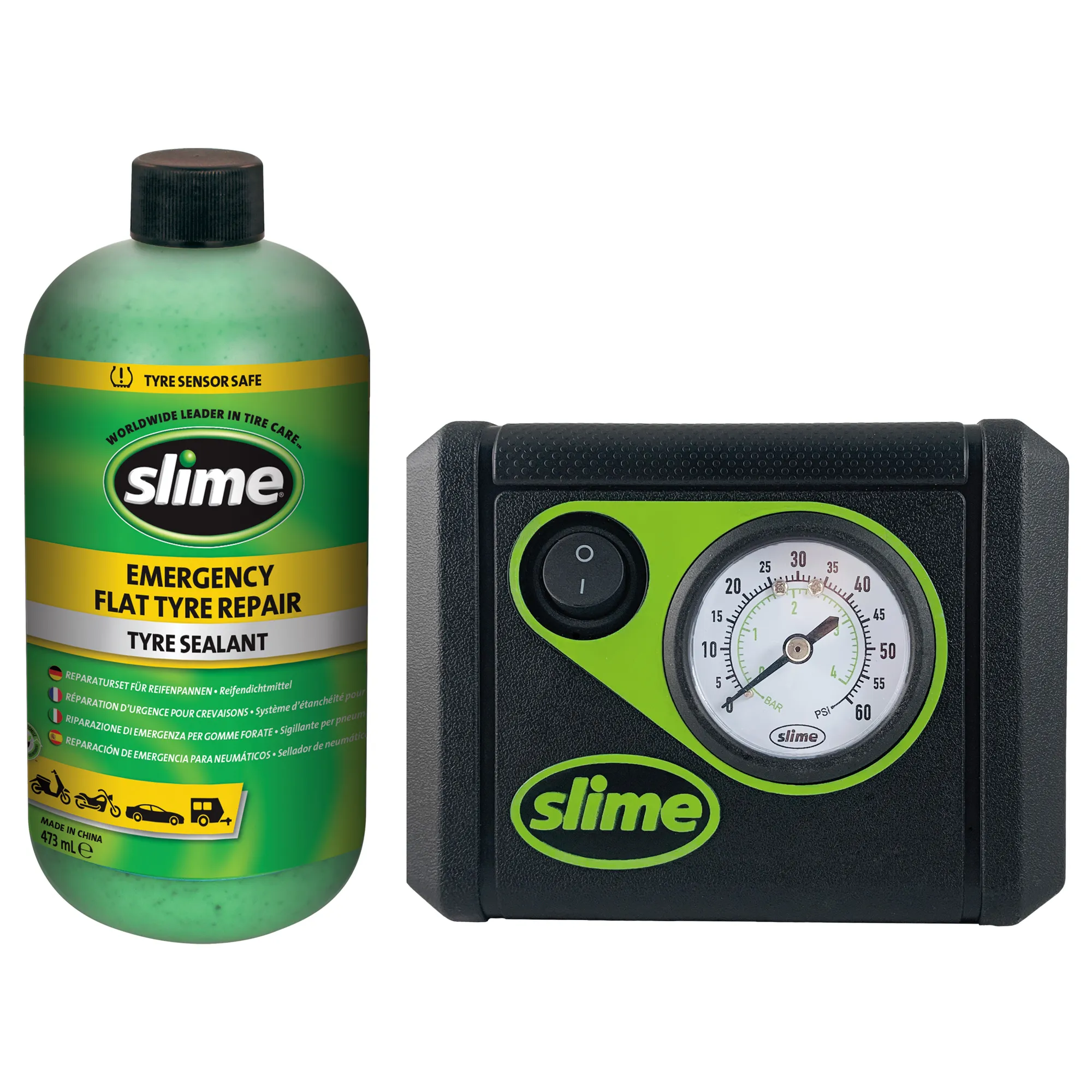 Slime Smart Repair Emergency Flat Tyre Repair