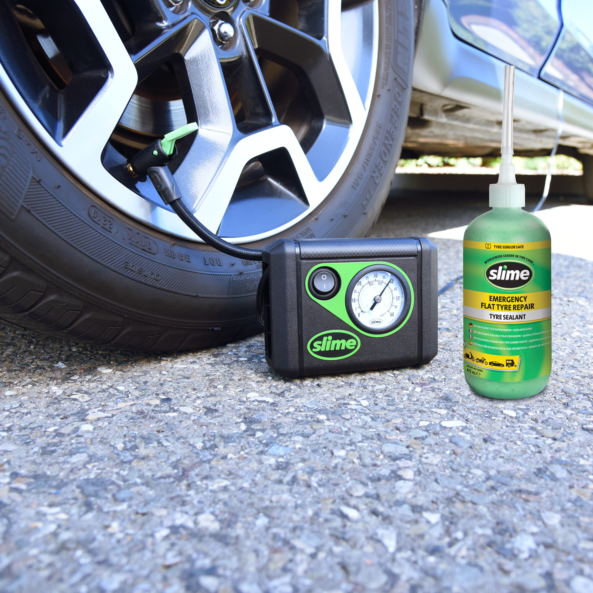 Slime Smart Repair Emergency Flat Tyre Repair