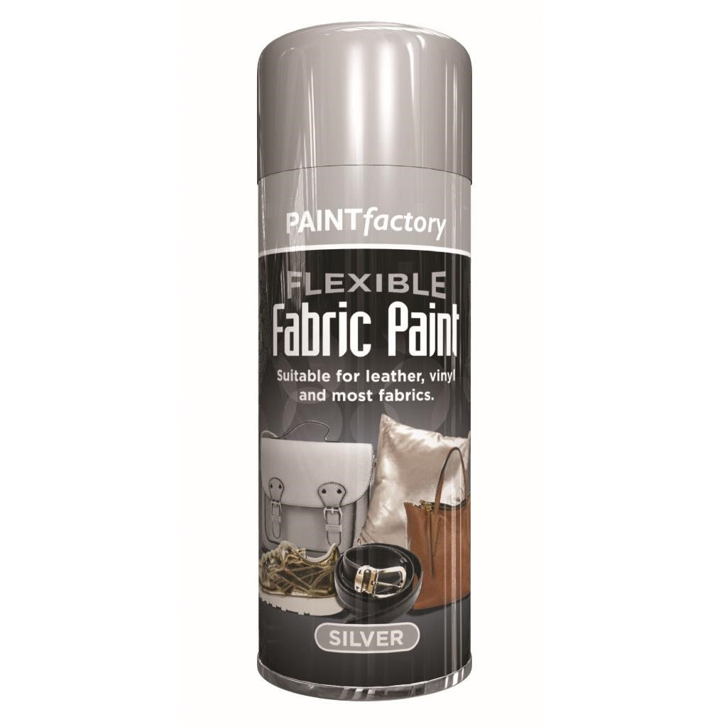 Paint Factory Flexible Fabric Paint Silver 200ml