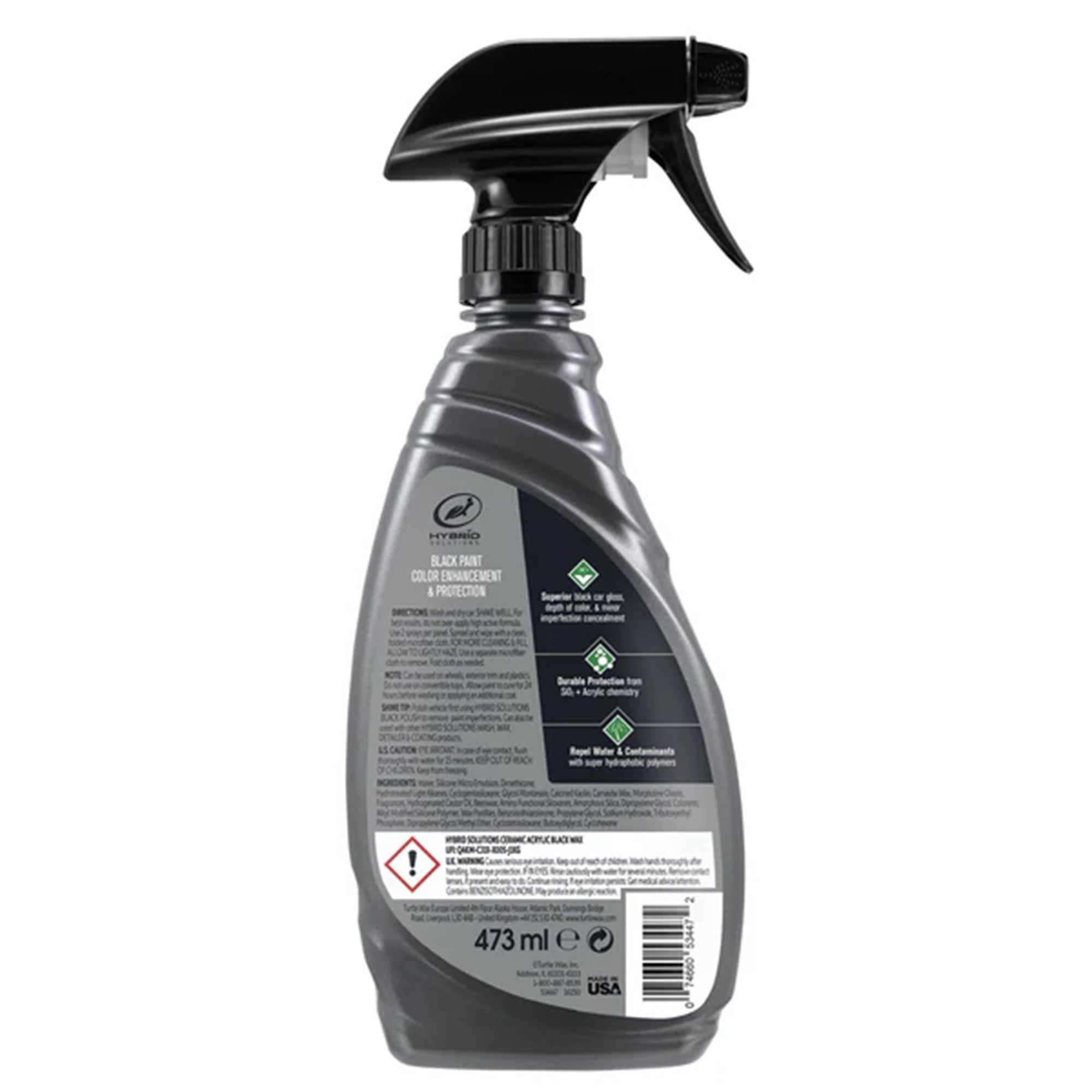 Turtle Wax HS Ceramic Black Wax 500ml