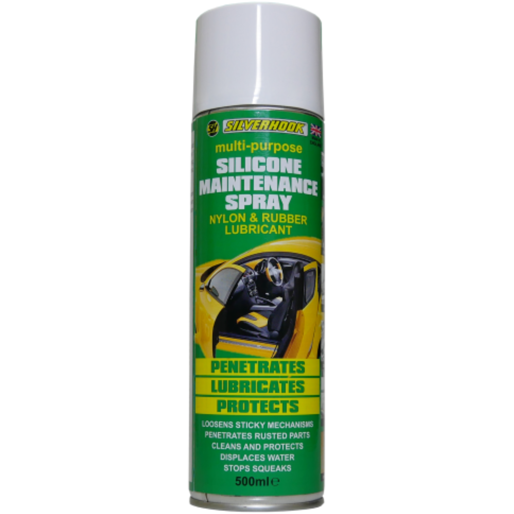 SILVERHOOK RUBBER NYLON LUBRICANT SPRAY 500ML