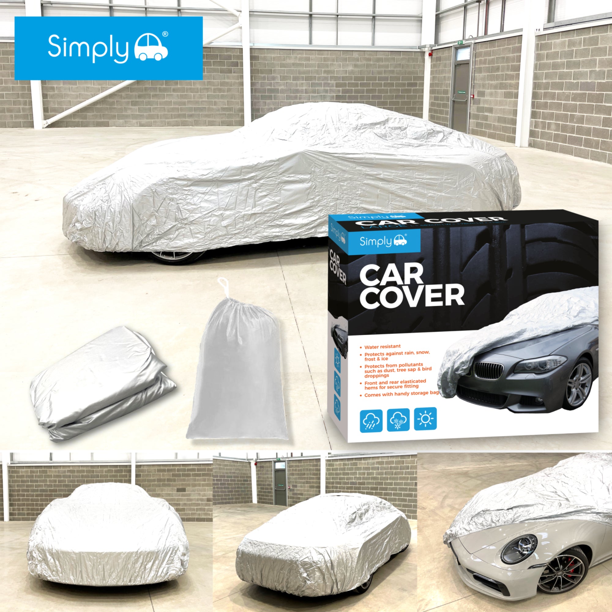 Simply Water Resistant Car Cover Small