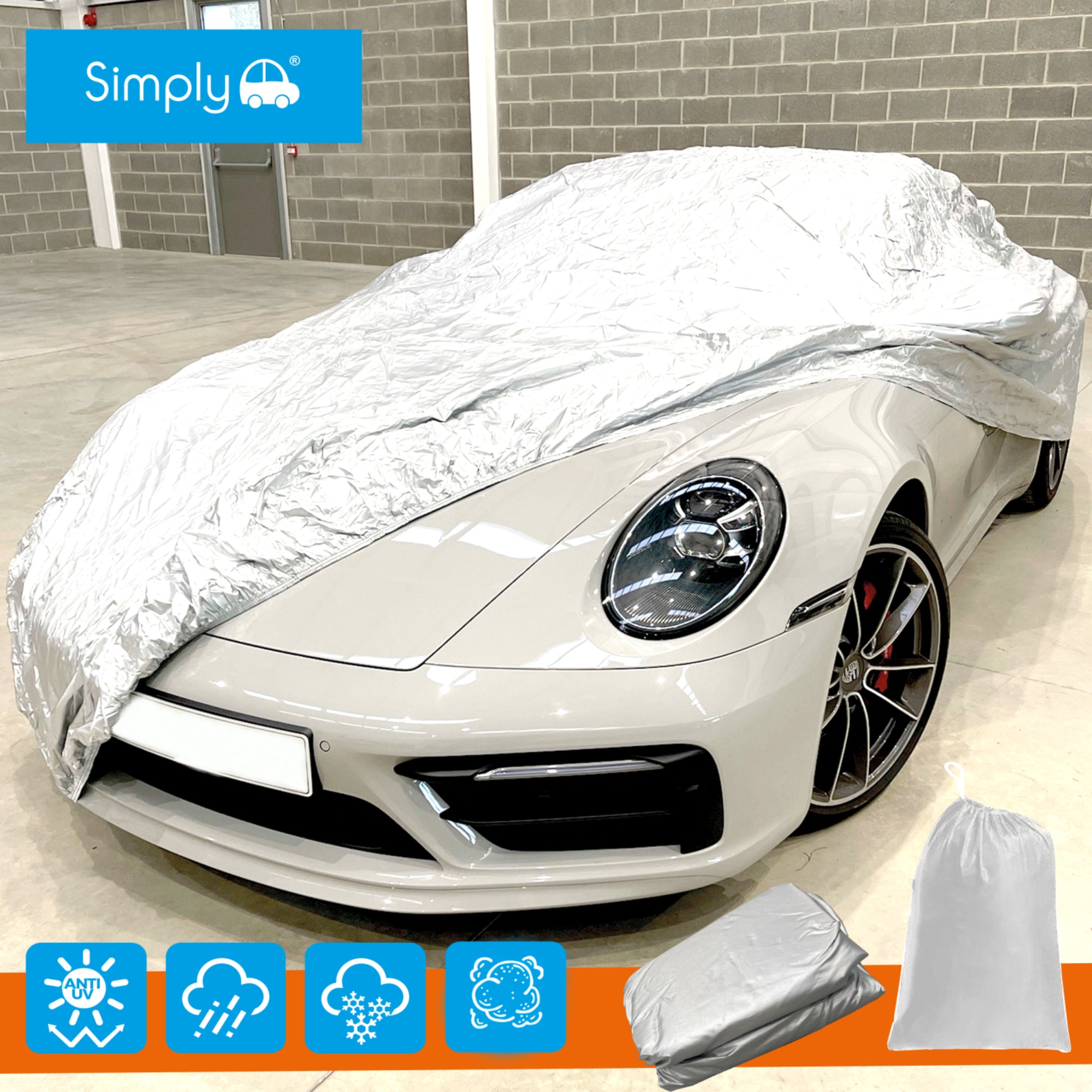 Simply Water Resistant Car Cover Extra Large