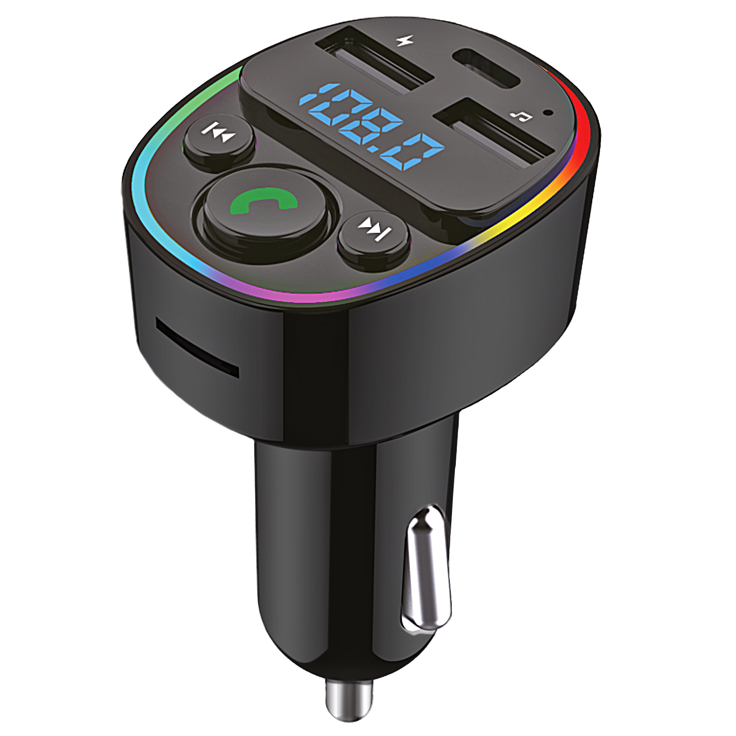 Simply Auto Car FM Transmitter Bluetooth Charger