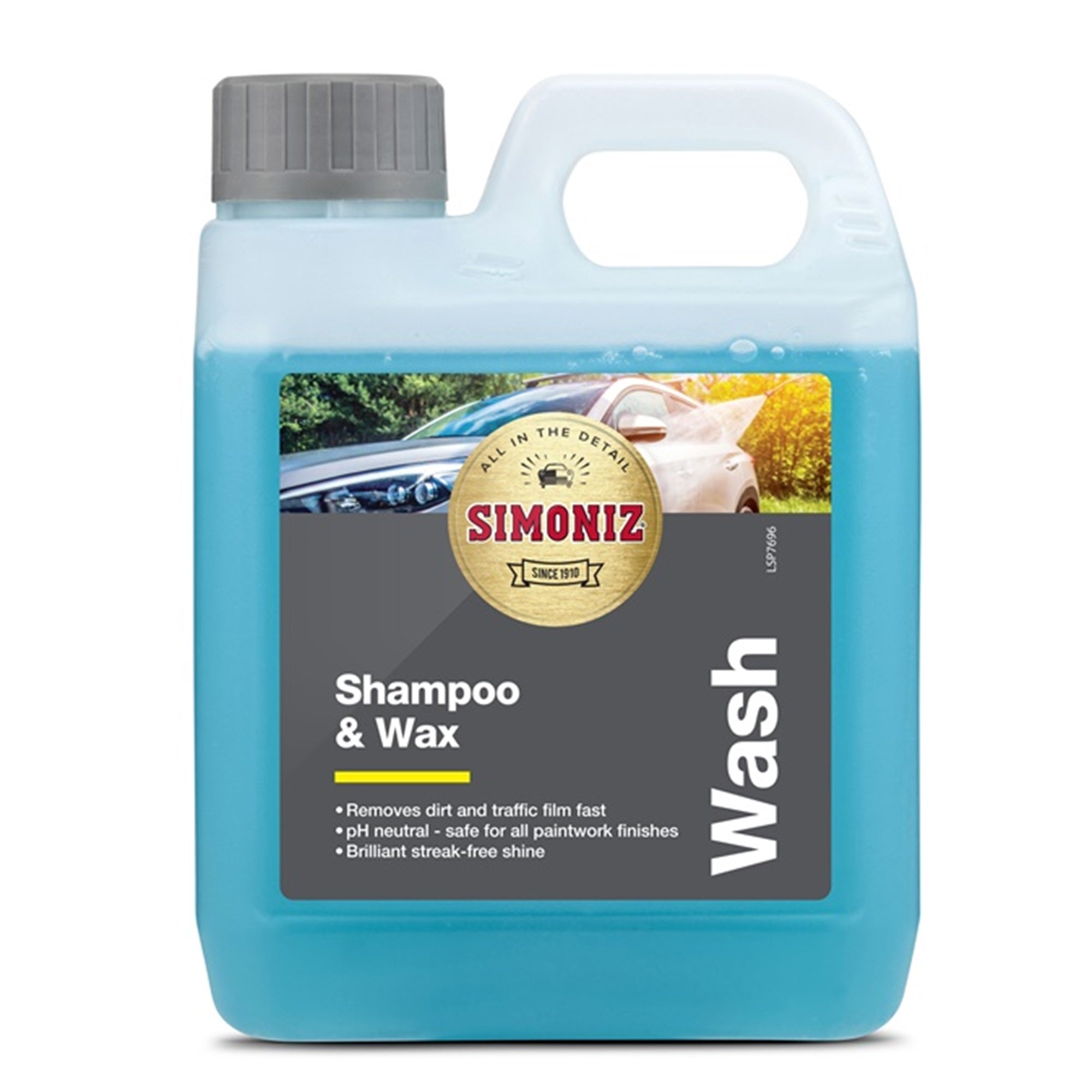 Simoniz 2 In 1 Car Shampoo & Wax 1L