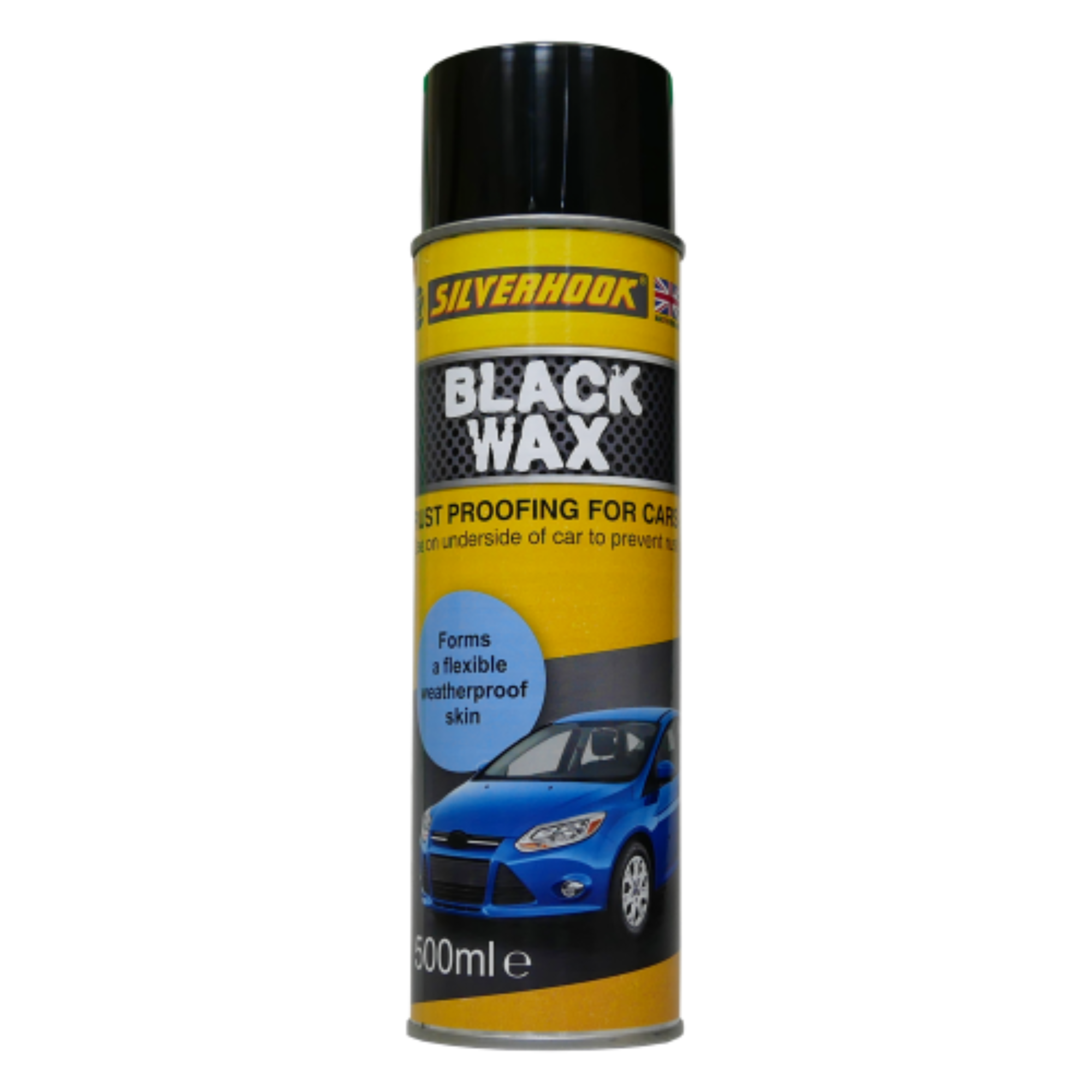 Silverhook Black Wax Coating 500ml Spray