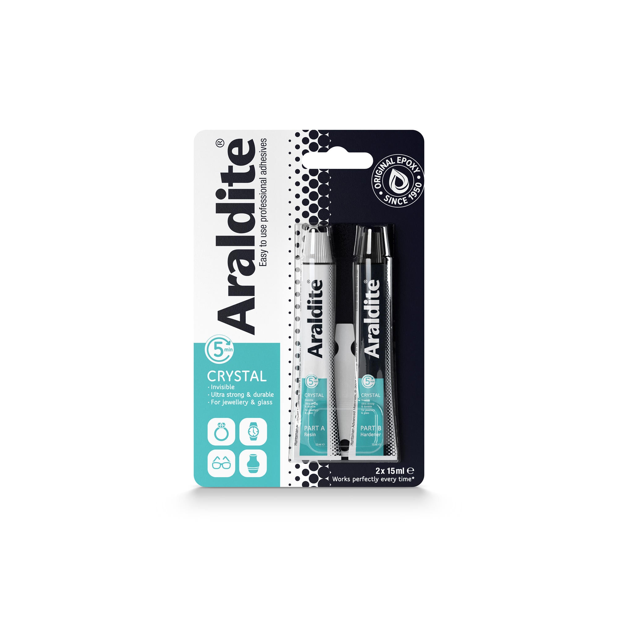 Araldite Crystal Clear Glue 2 x 15ml