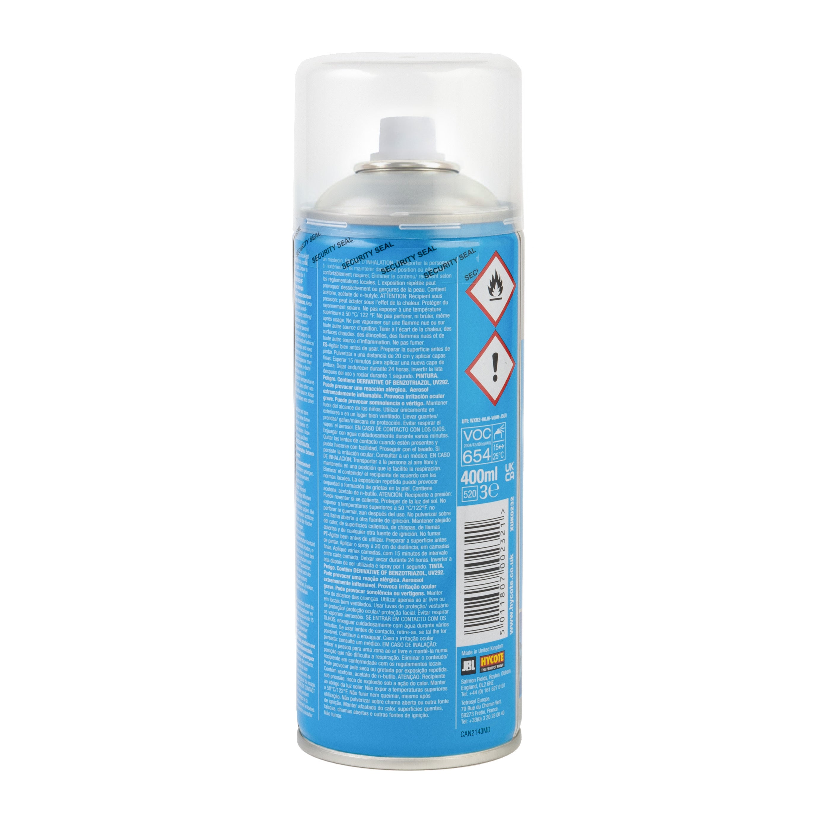 Hycote Clear Lacquer Spray Paint 400ml