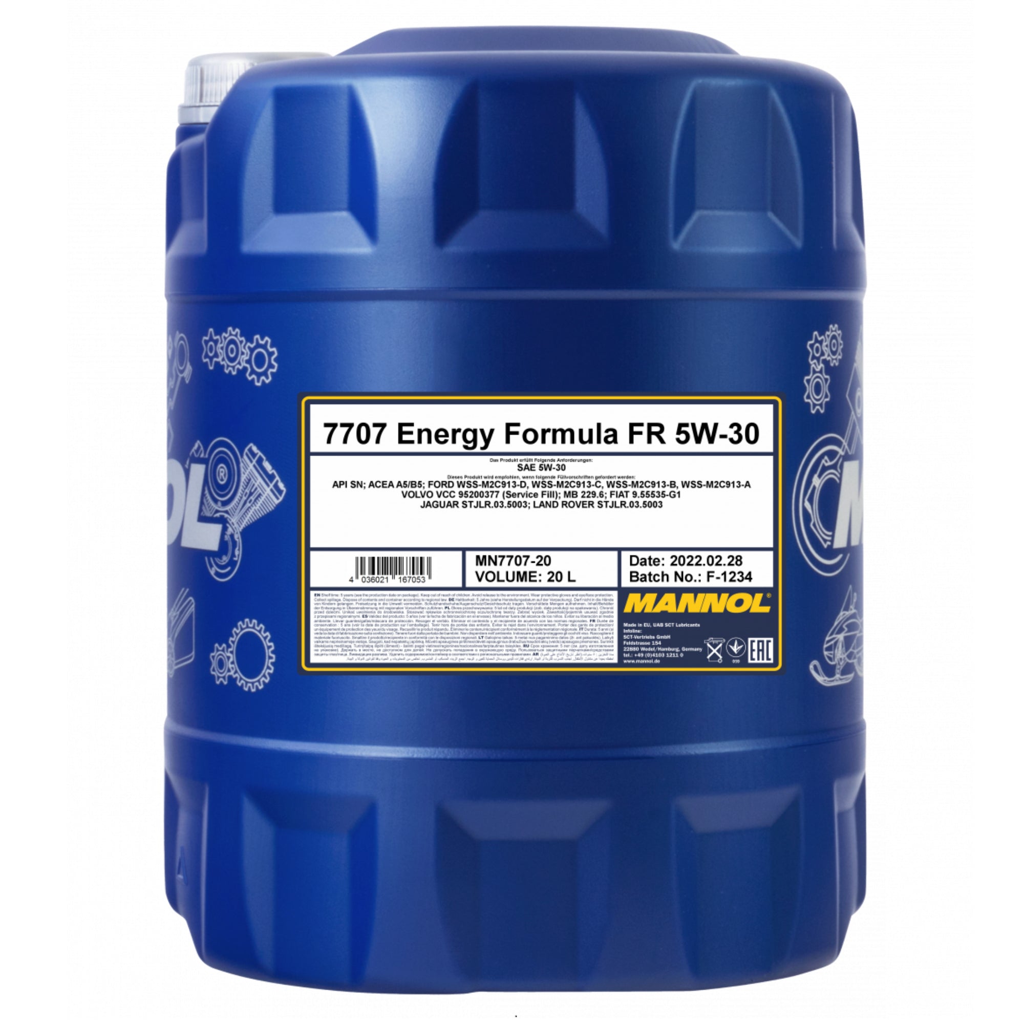 MANNOL Energy Formula FR 5W-30 7707 20 Litres