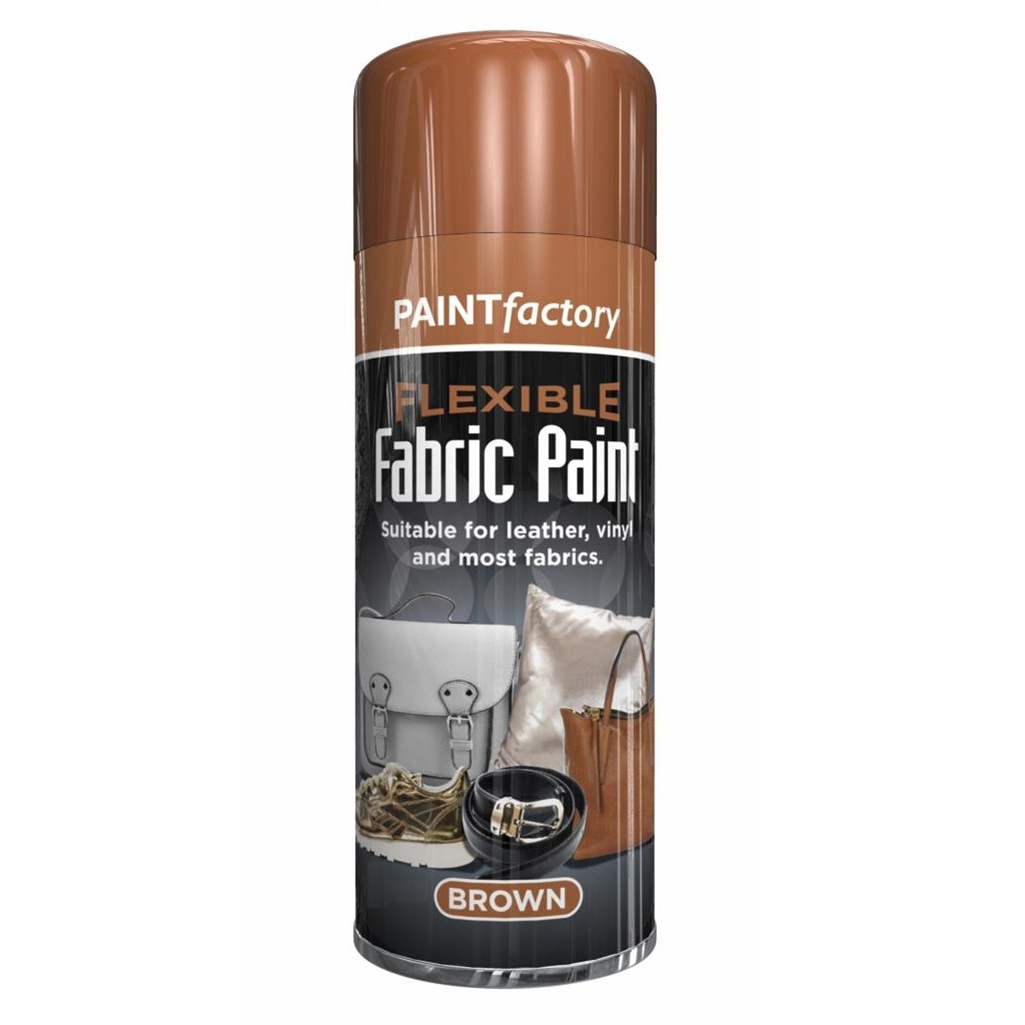 Paint Factory Flexible Fabric Paint Brown 200ml