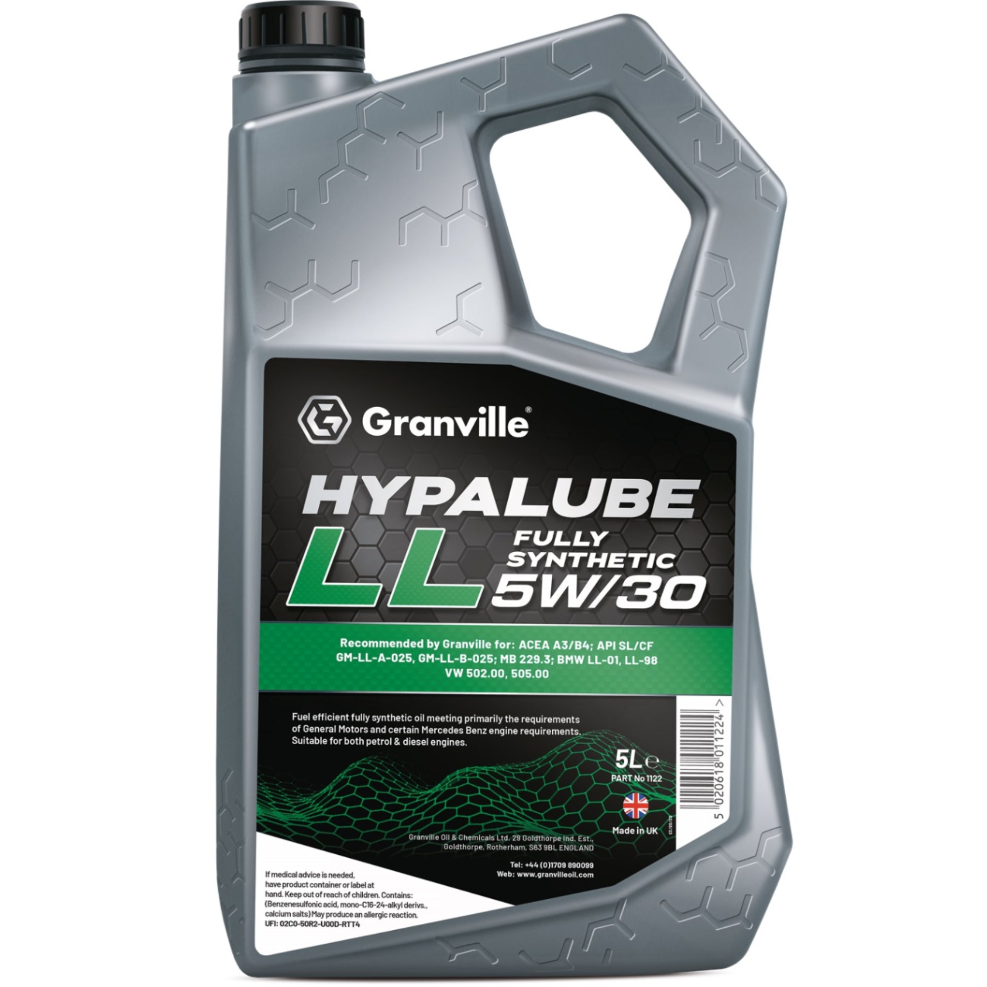 Granville Hypalube LL FS 5W/30 5 Litres