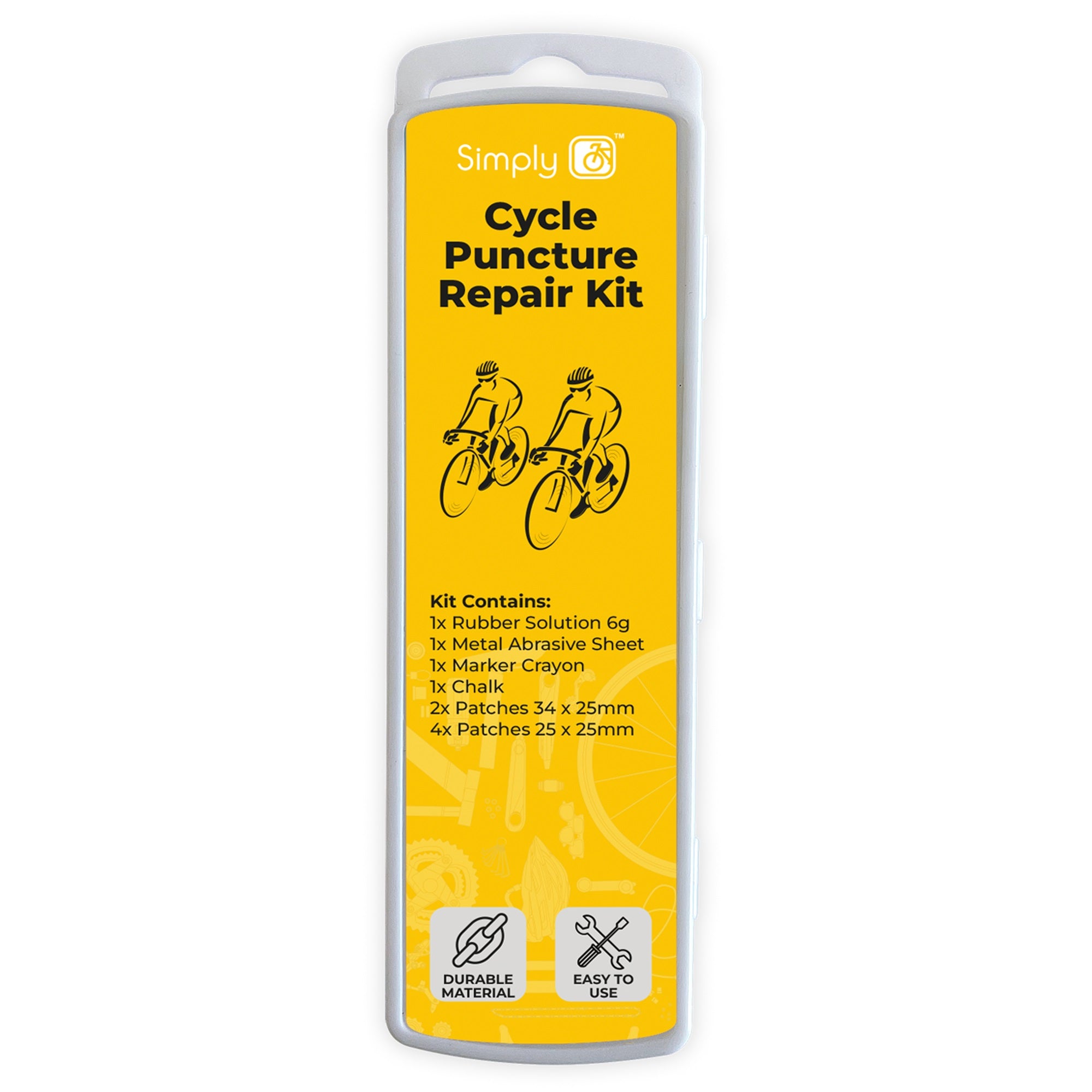 SIMPLY CYCLING CYCLE PUNCTURE REPAIR KIT