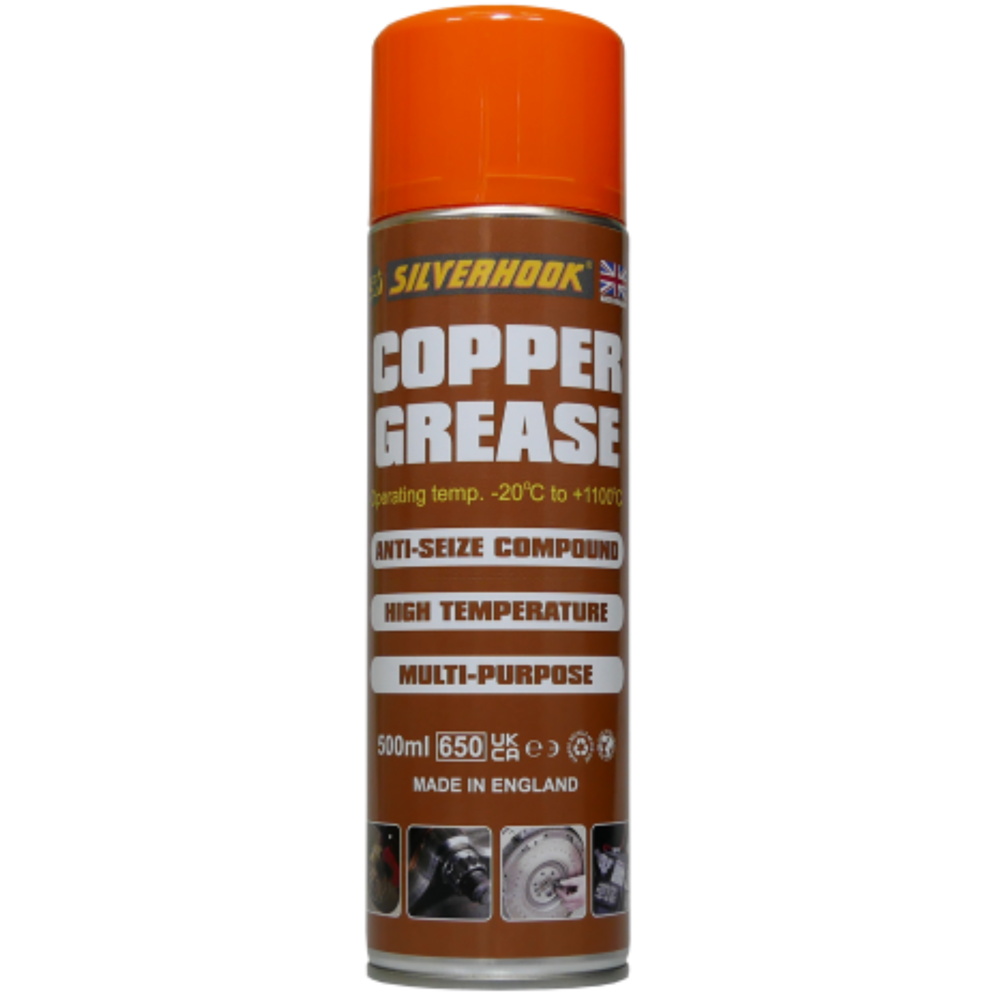 SPRAY GREASE COPPER 500ML