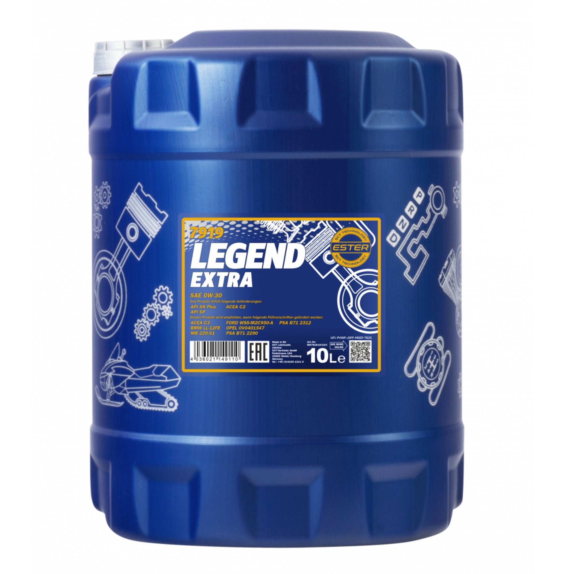 MANNOL Legend Extra 0W-30 7919 10L