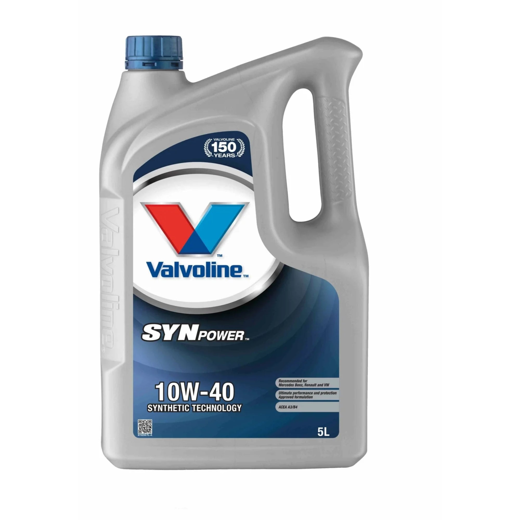 Valvoline Synpower Motor Oil SAE 10W-40 5 Litres