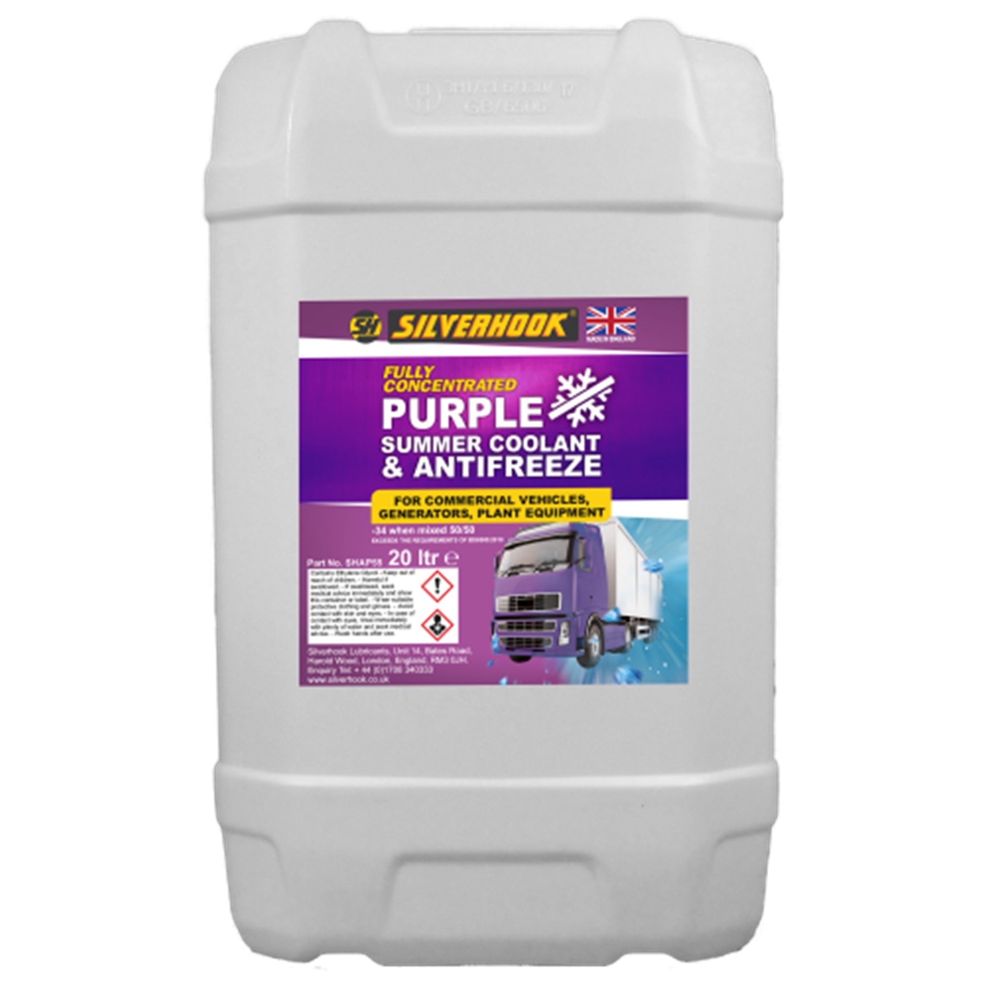 Silverhook Heavy Duty Purple Antifreeze 20 L