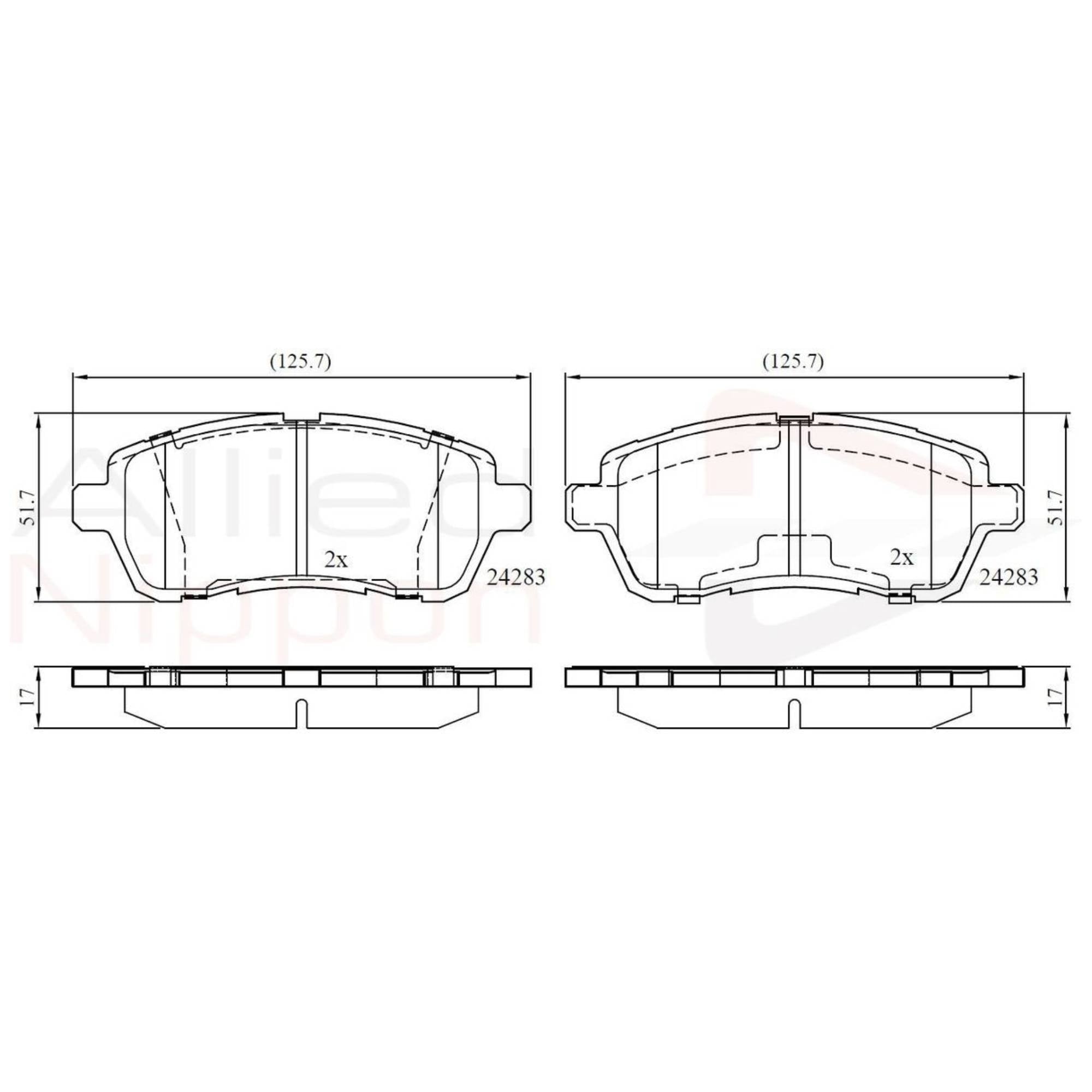 Allied Nippon Brake Pads