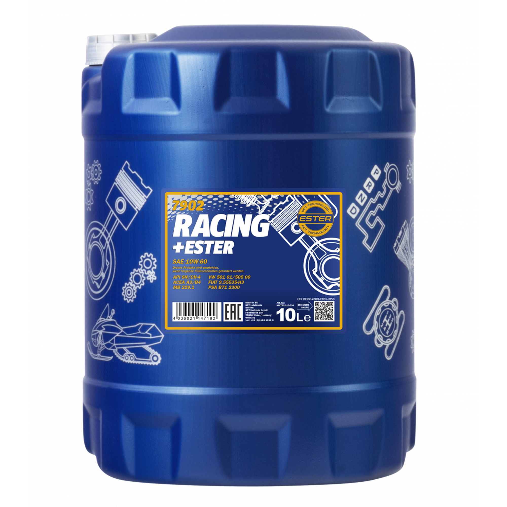 MANNOL Racing + Ester 10W-60 7902 10L