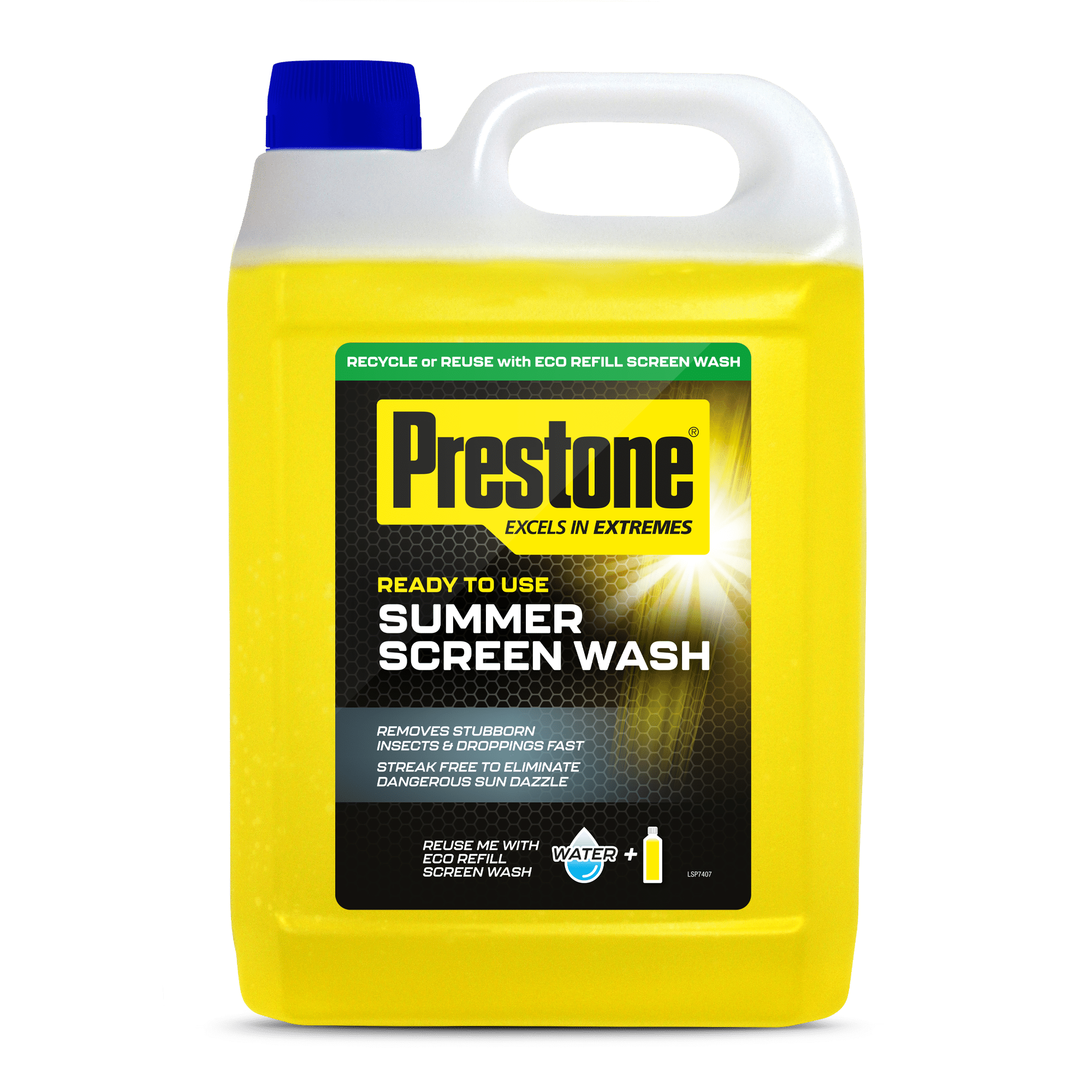 Prestone Summer Screenwash Yellow 5L