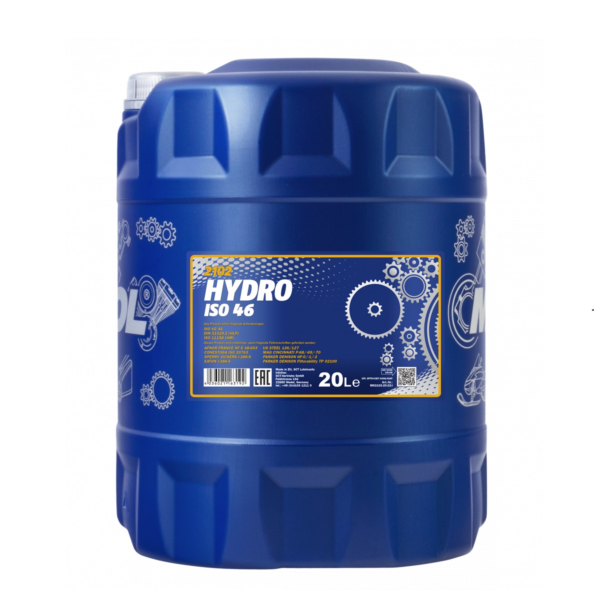 MANNOL Hydro ISO 46 20L 2102