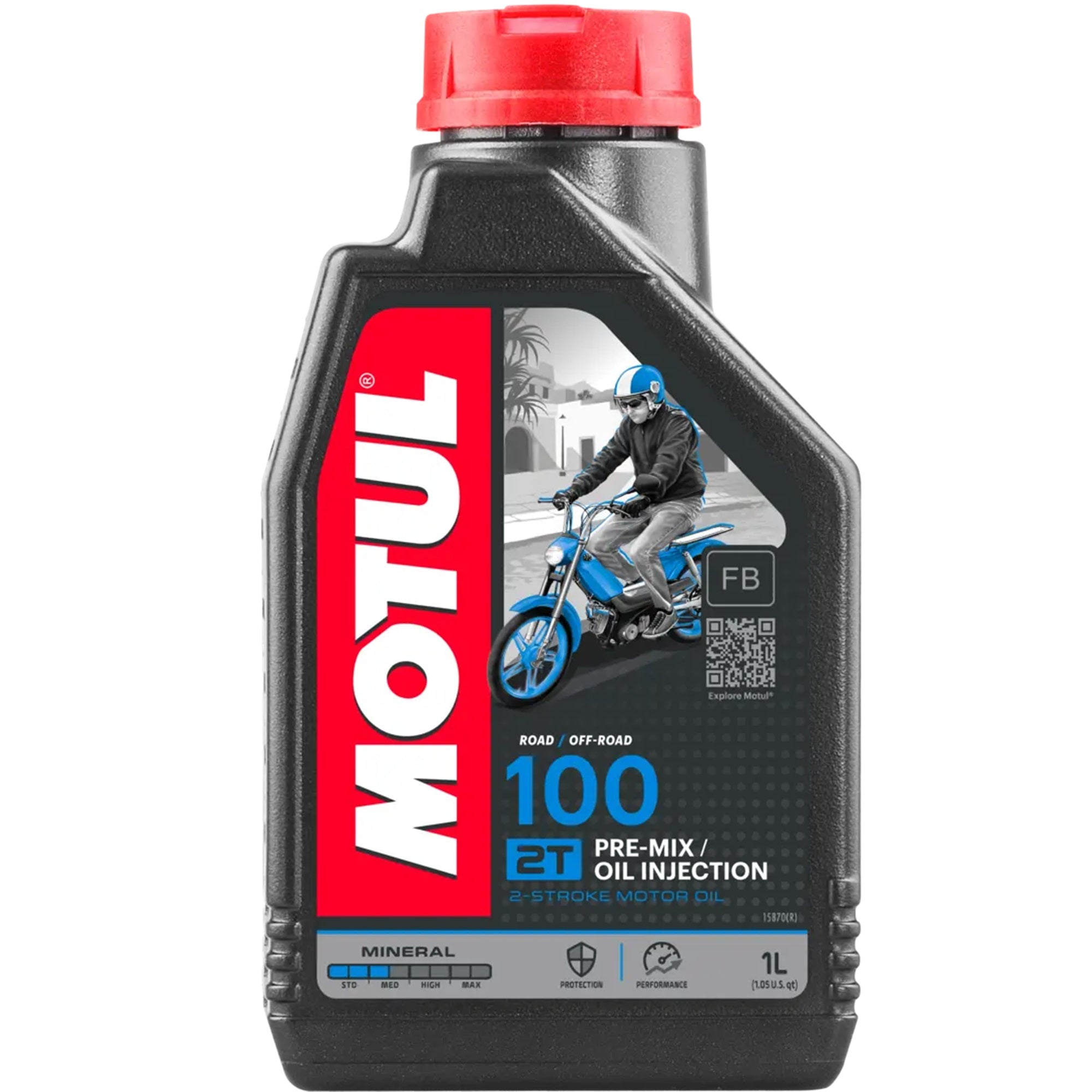 MOTUL 2T 100 Motorcycle Oil 1L