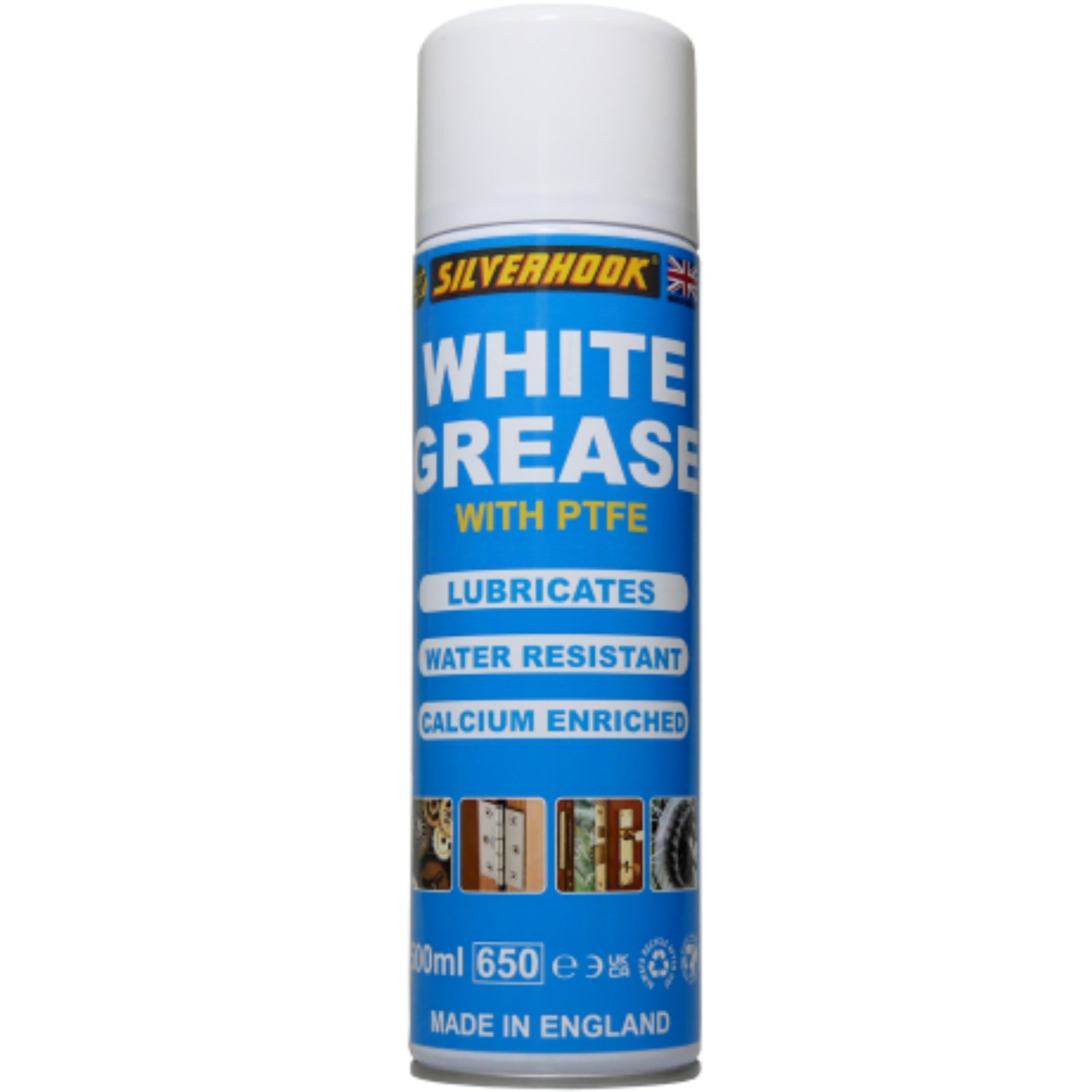 SILVERHOOK SPRAY GREASE WHITE 500ML