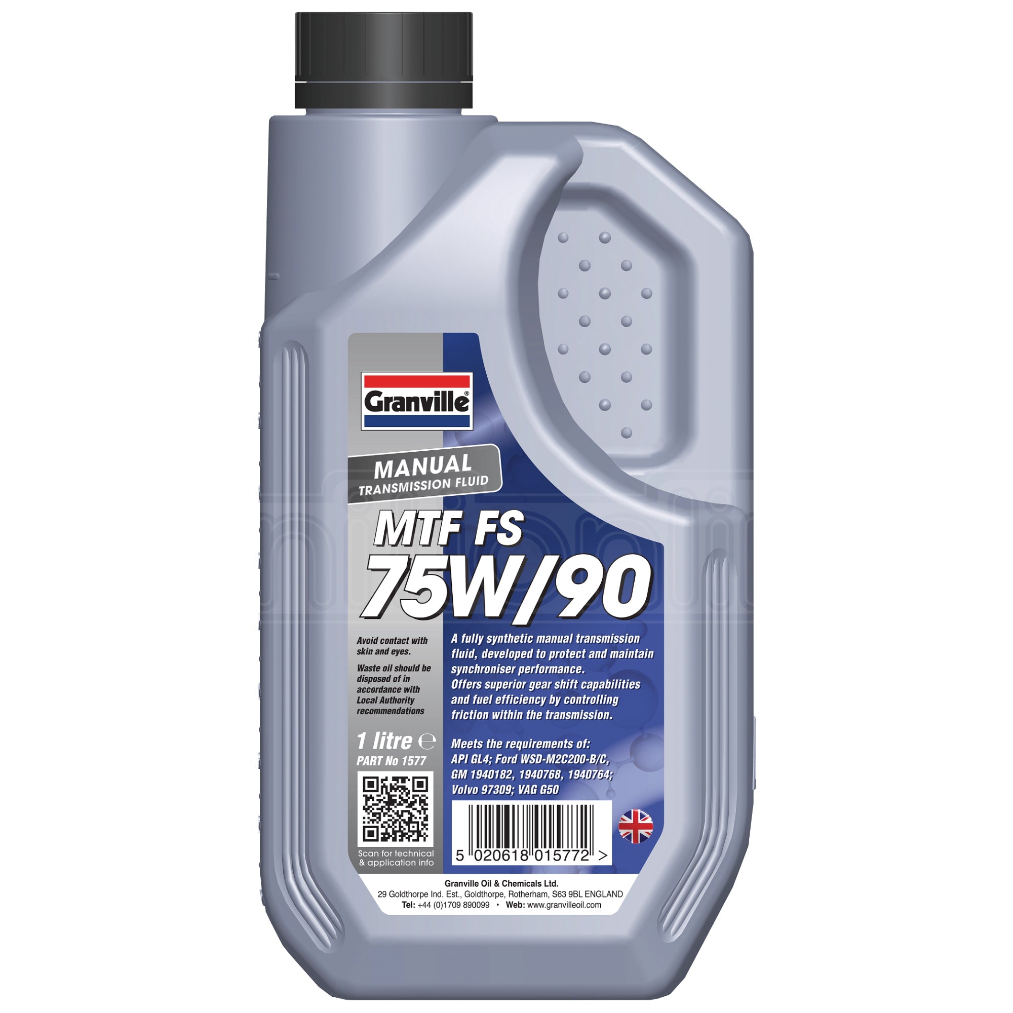 Granville MTF Fs 75W/90 Fully Synthetic Oil 1 Litre