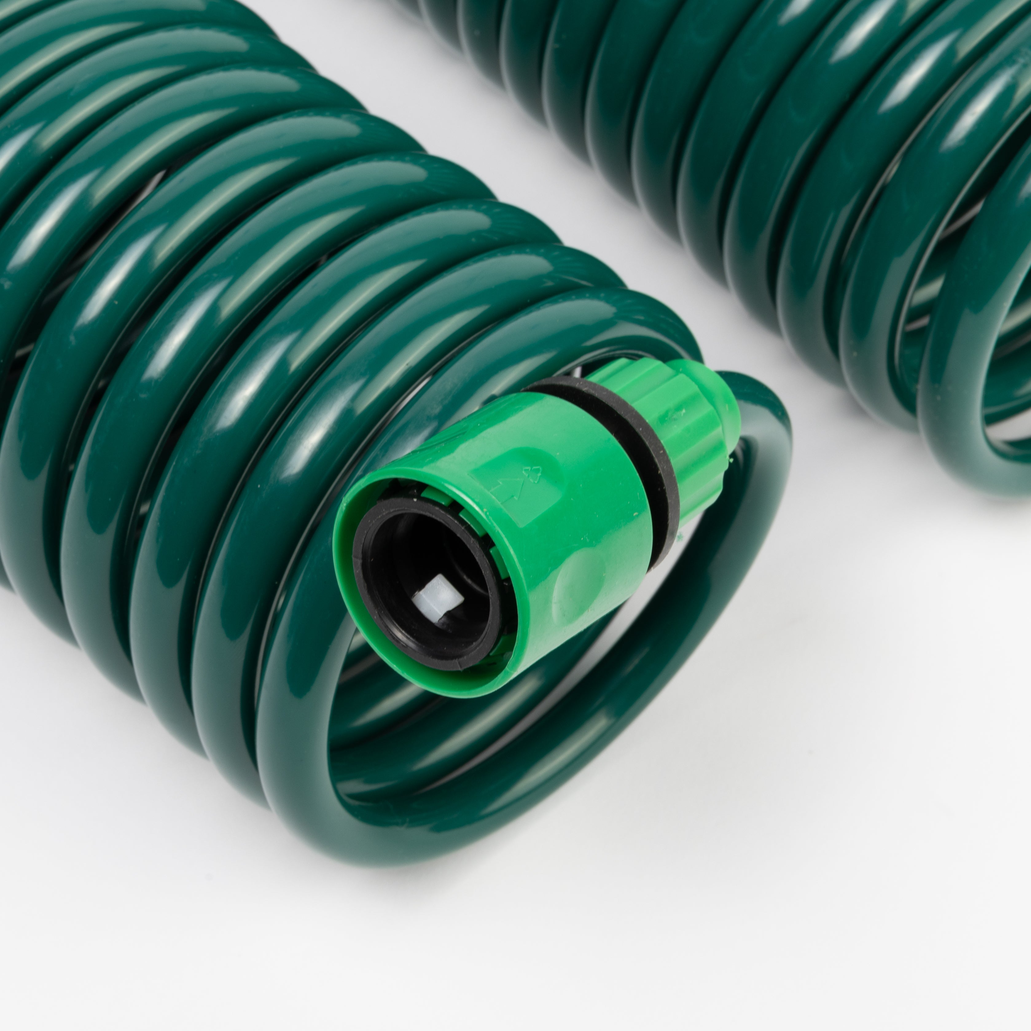 10M Coiled Hose With Plastic Fittings