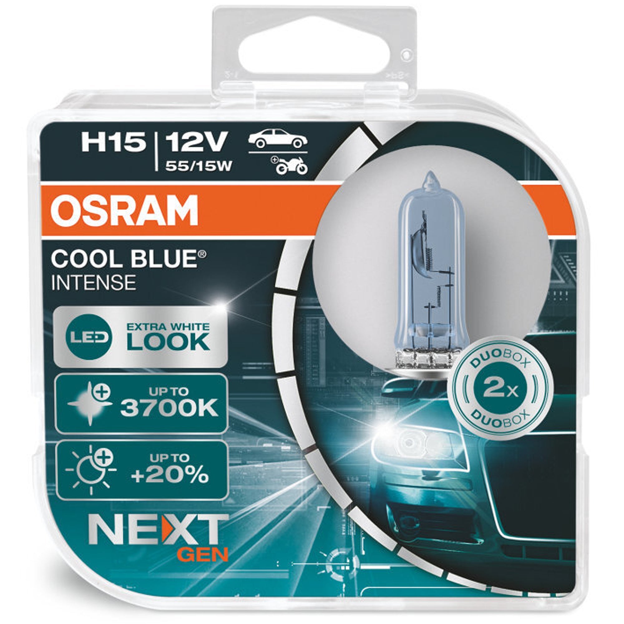 OSRAM Amber Orange PREMIUM P21/5W 380 12V 1557YE-02B BAY15d LED Turn Signal  Bulbs DuoBox